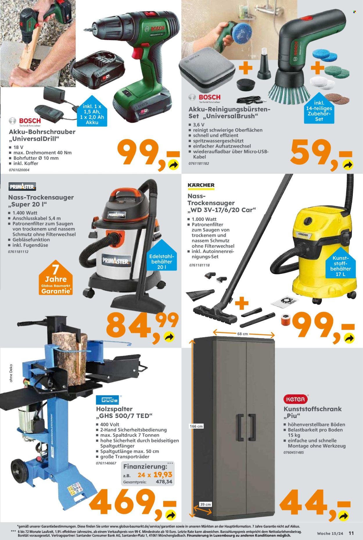 Globus Baumarkt Prospekte  - 8.04.2024 - 13.04.2024. Seite 11