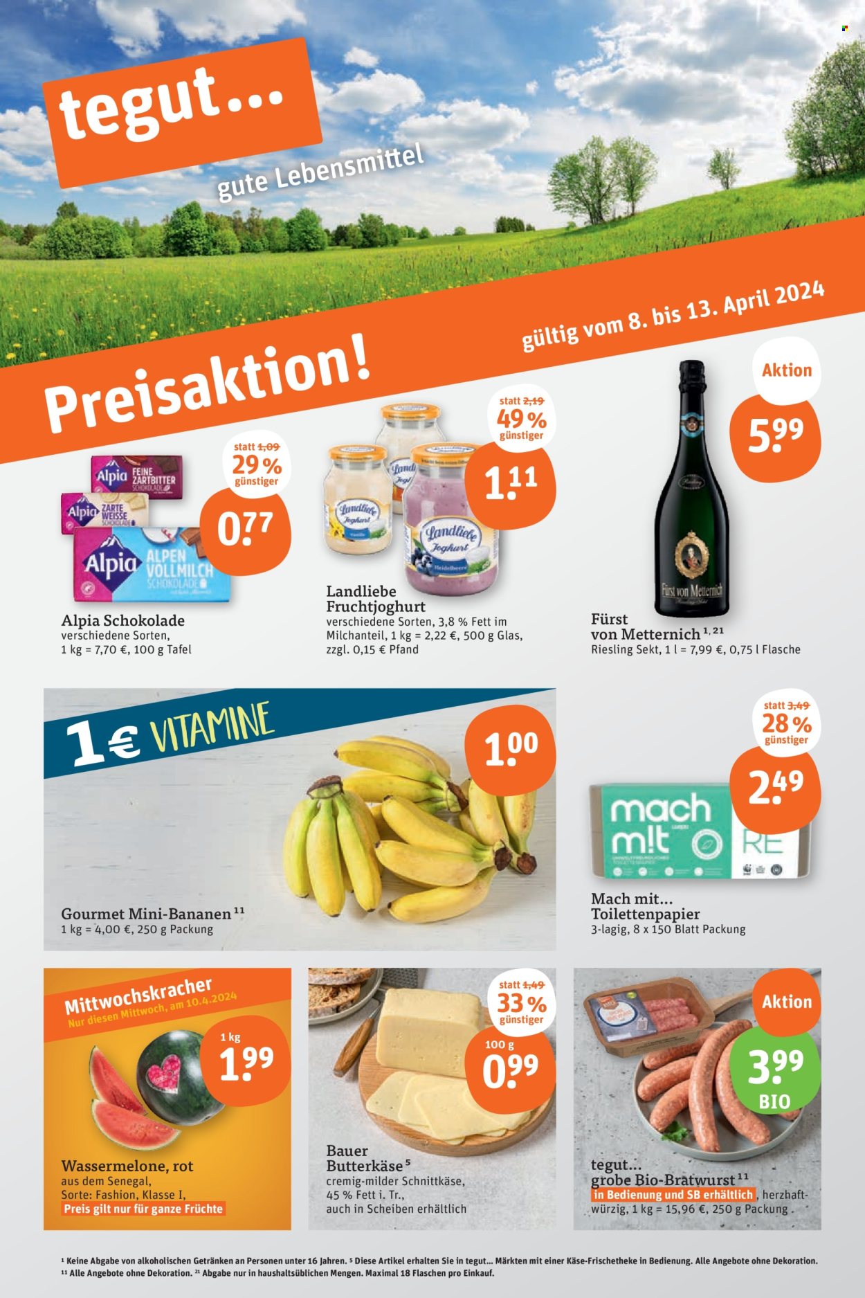 tegut... Prospekte  - 8.04.2024 - 13.04.2024. Seite 3