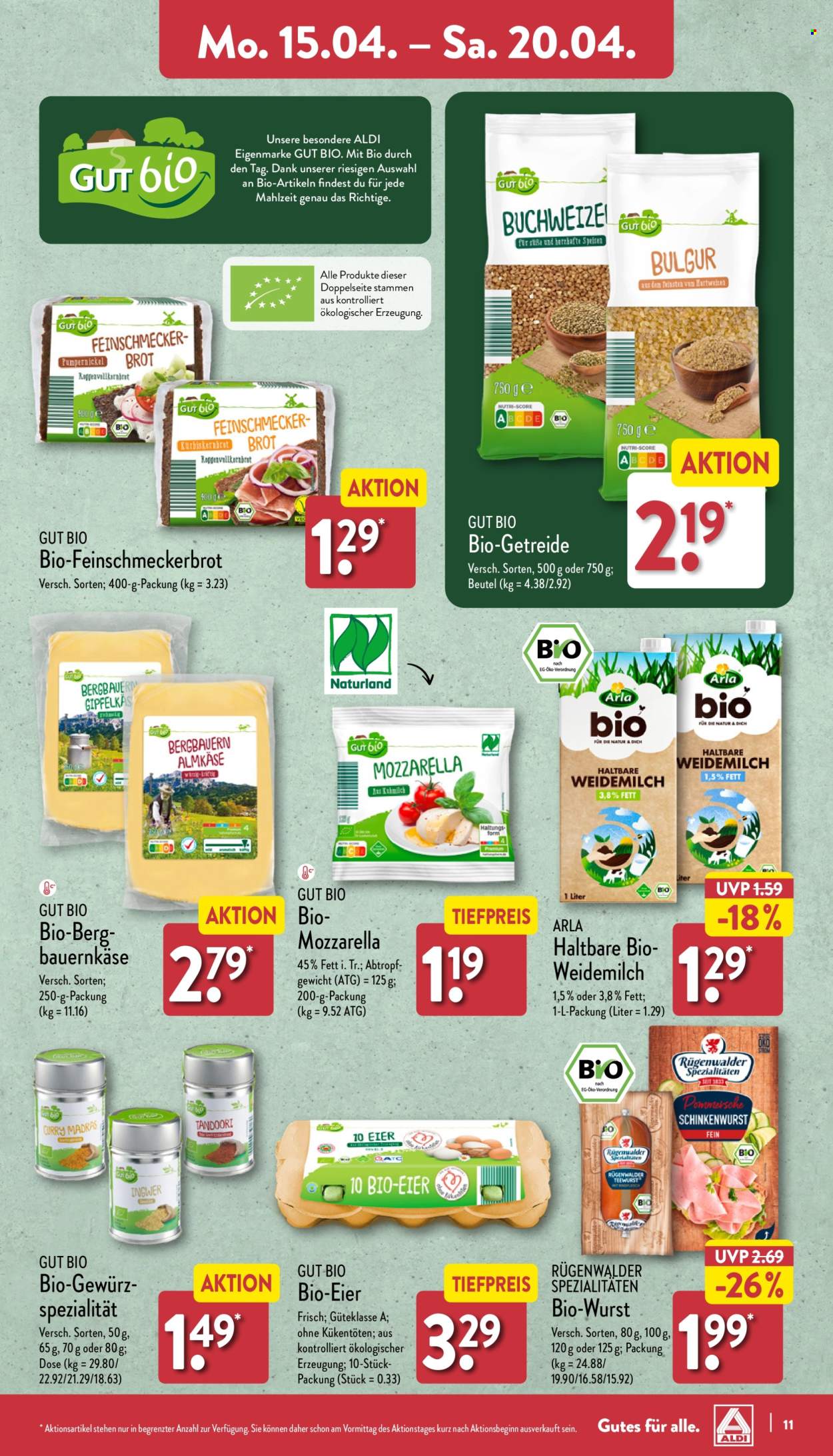 ALDI Nord Prospekte  - 15.04.2024 - 20.04.2024. Seite 11