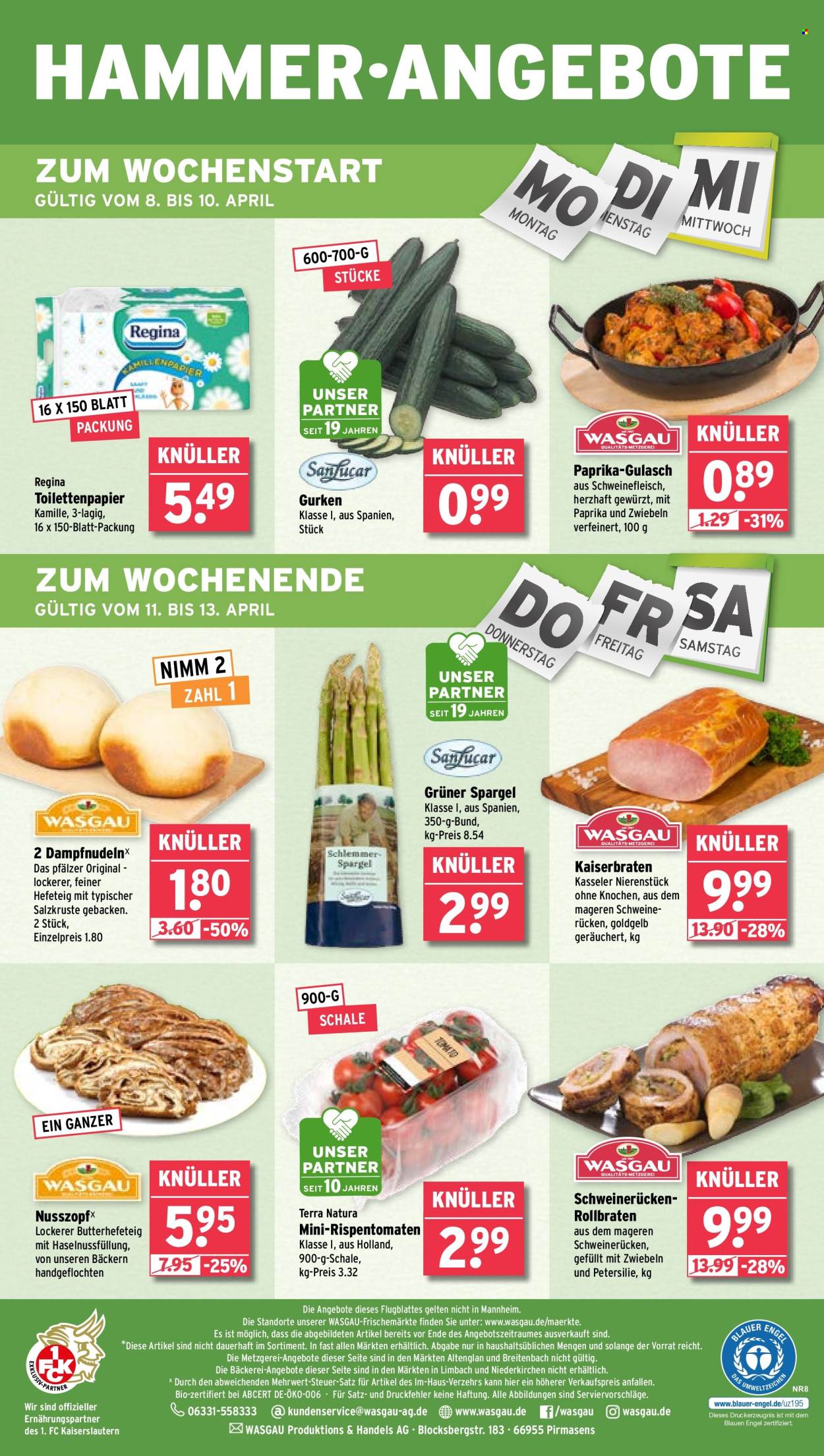 Wasgau Prospekte  - 8.04.2024 - 13.04.2024. Seite 28