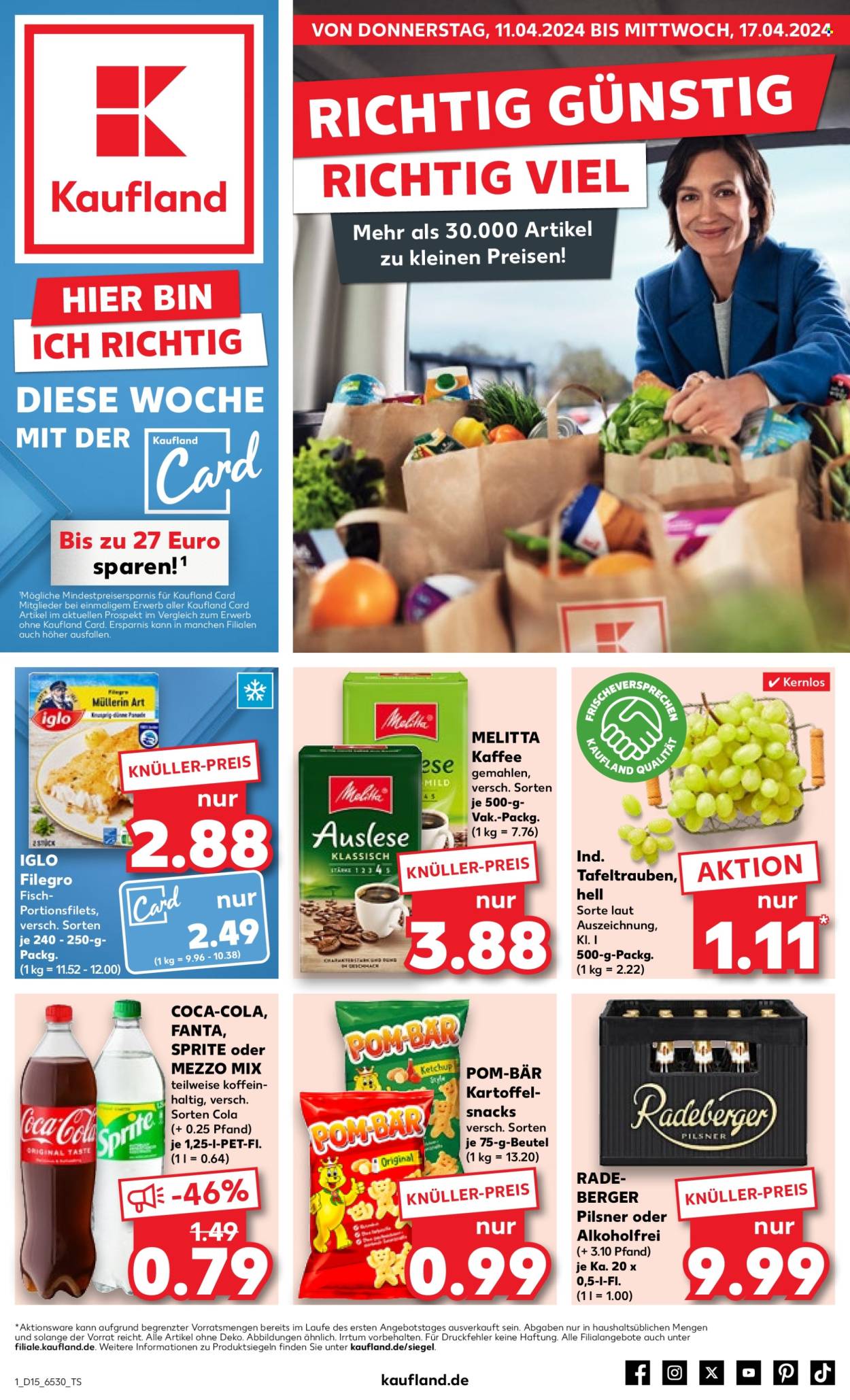 Kaufland Prospekte  - 11.04.2024 - 17.04.2024. Seite 1