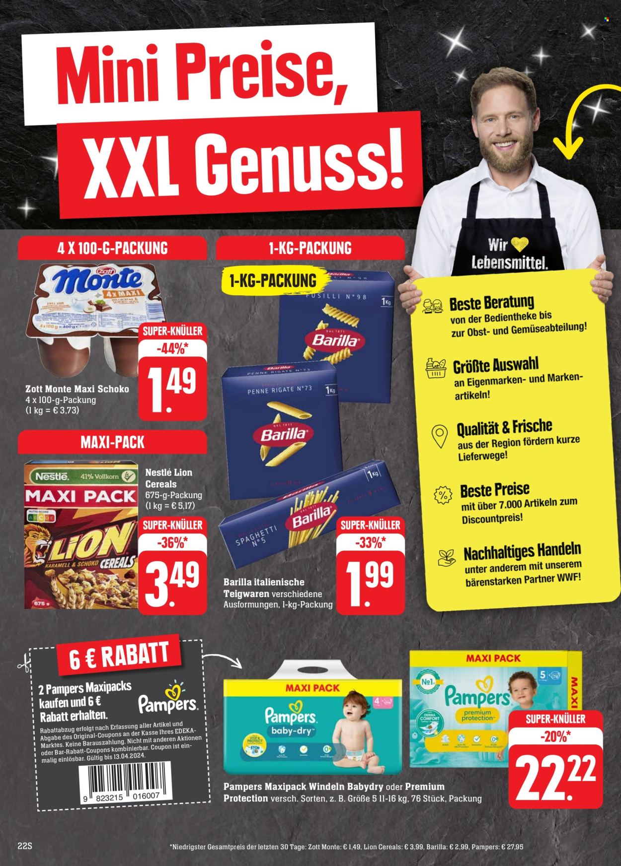 Edeka Prospekte  - 8.04.2024 - 13.04.2024. Seite 22