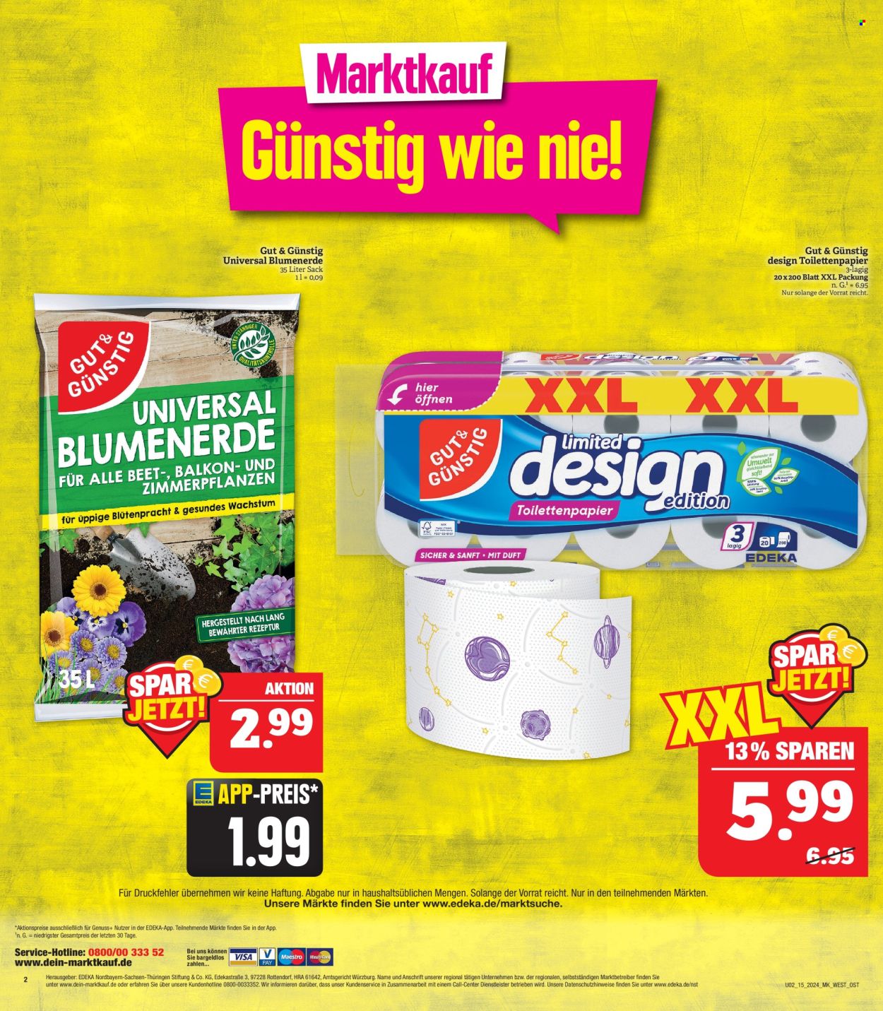 Marktkauf Prospekte  - 8.04.2024 - 13.04.2024. Seite 2