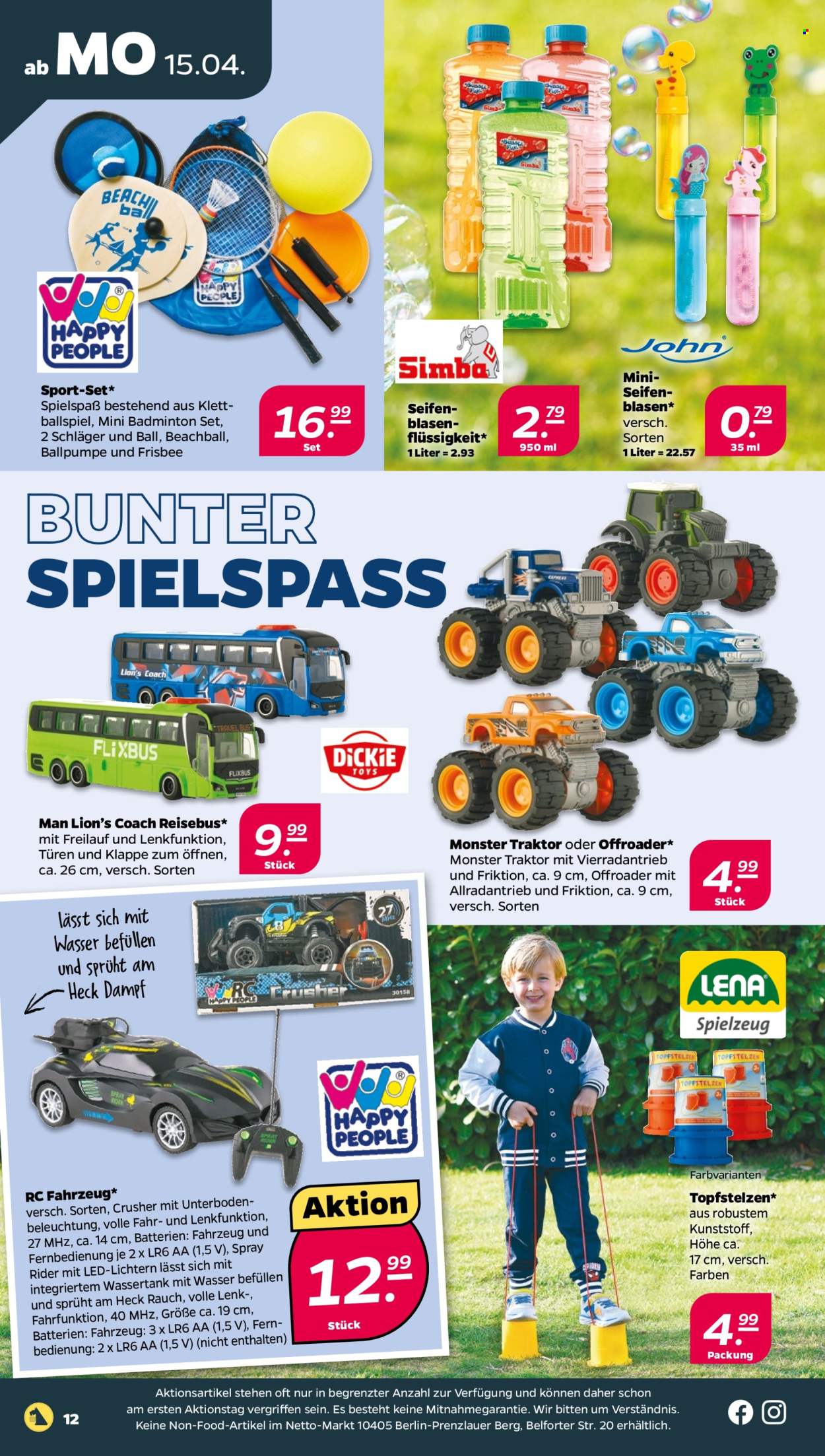 Netto Prospekte  - 15.04.2024 - 20.04.2024. Seite 12