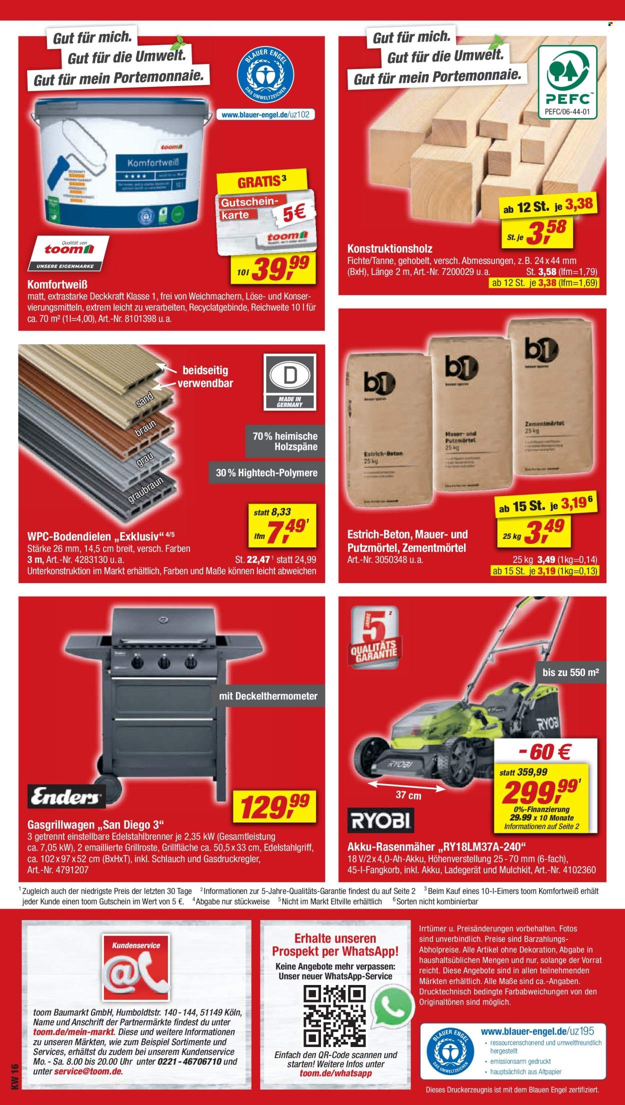 toom Baumarkt Prospekte  - 13.04.2024 - 19.04.2024. Seite 32