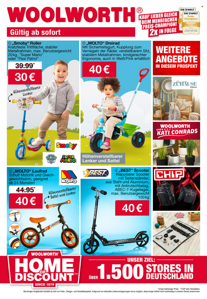 Woolworth Prospekte  - 4.04.2024 - 11.04.2024. Seite 1