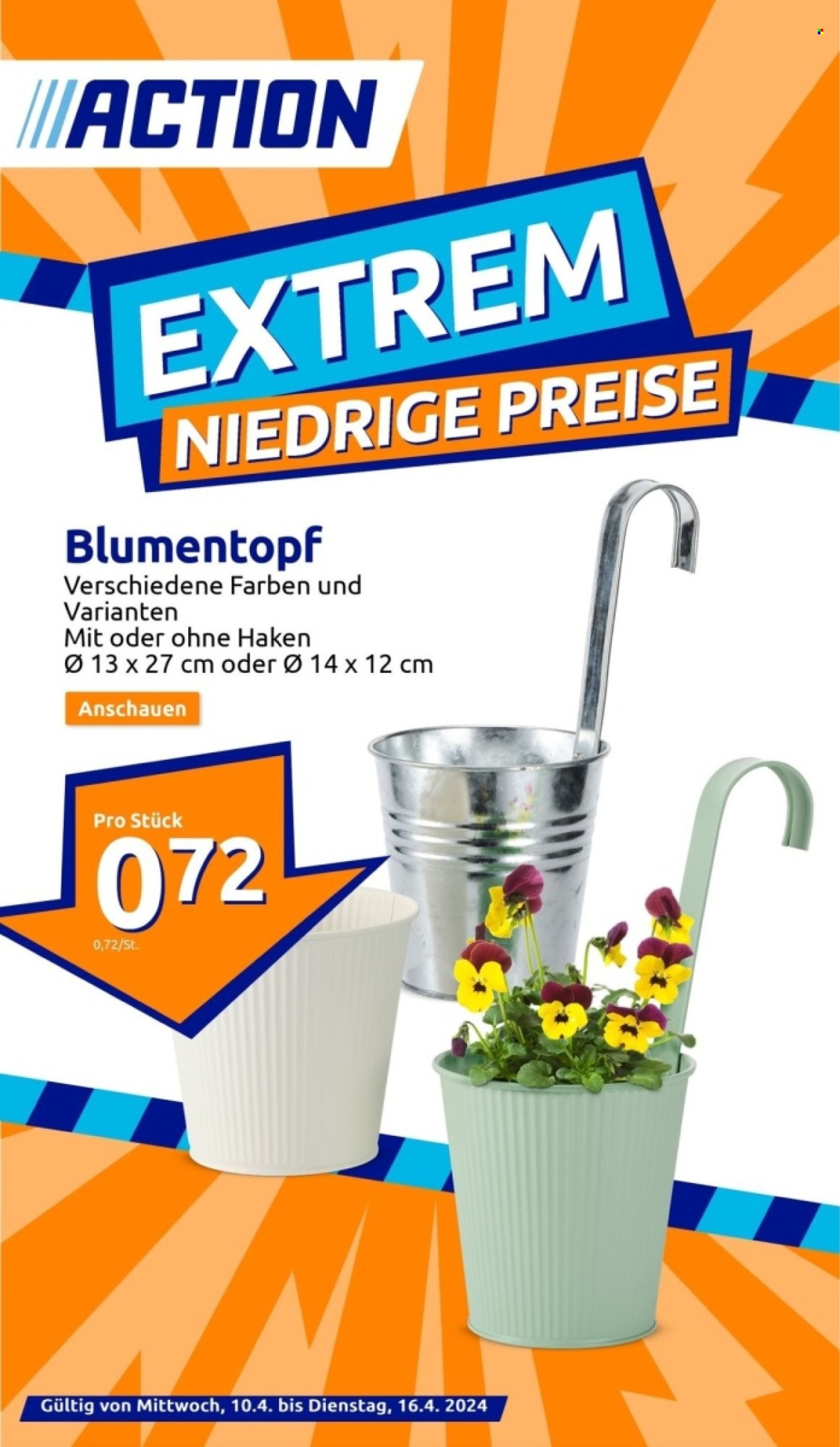 Action Prospekte  - 10.04.2024 - 16.04.2024. Seite 1