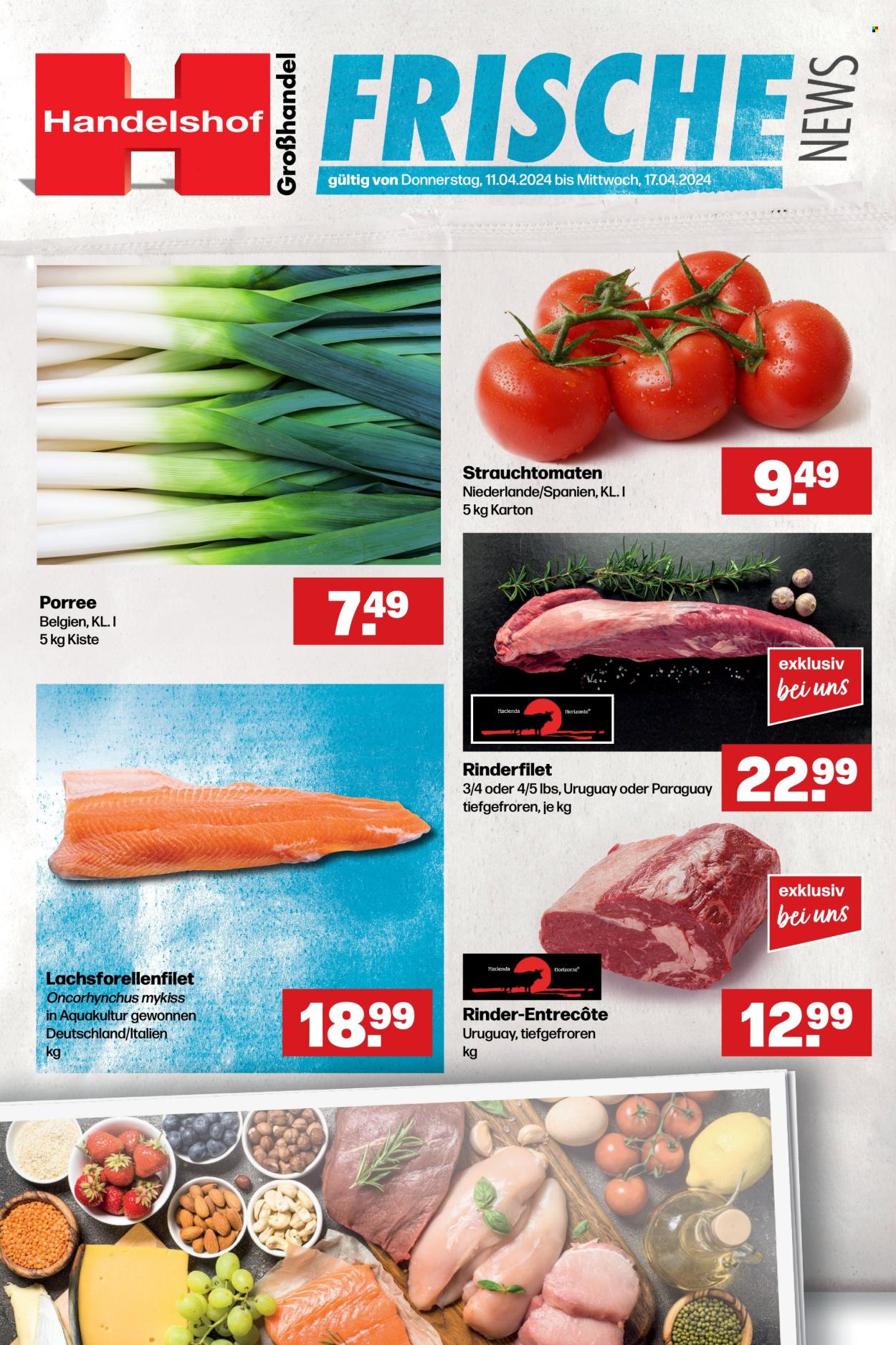 Handelshof Prospekte  - 11.04.2024 - 17.04.2024. Seite 1