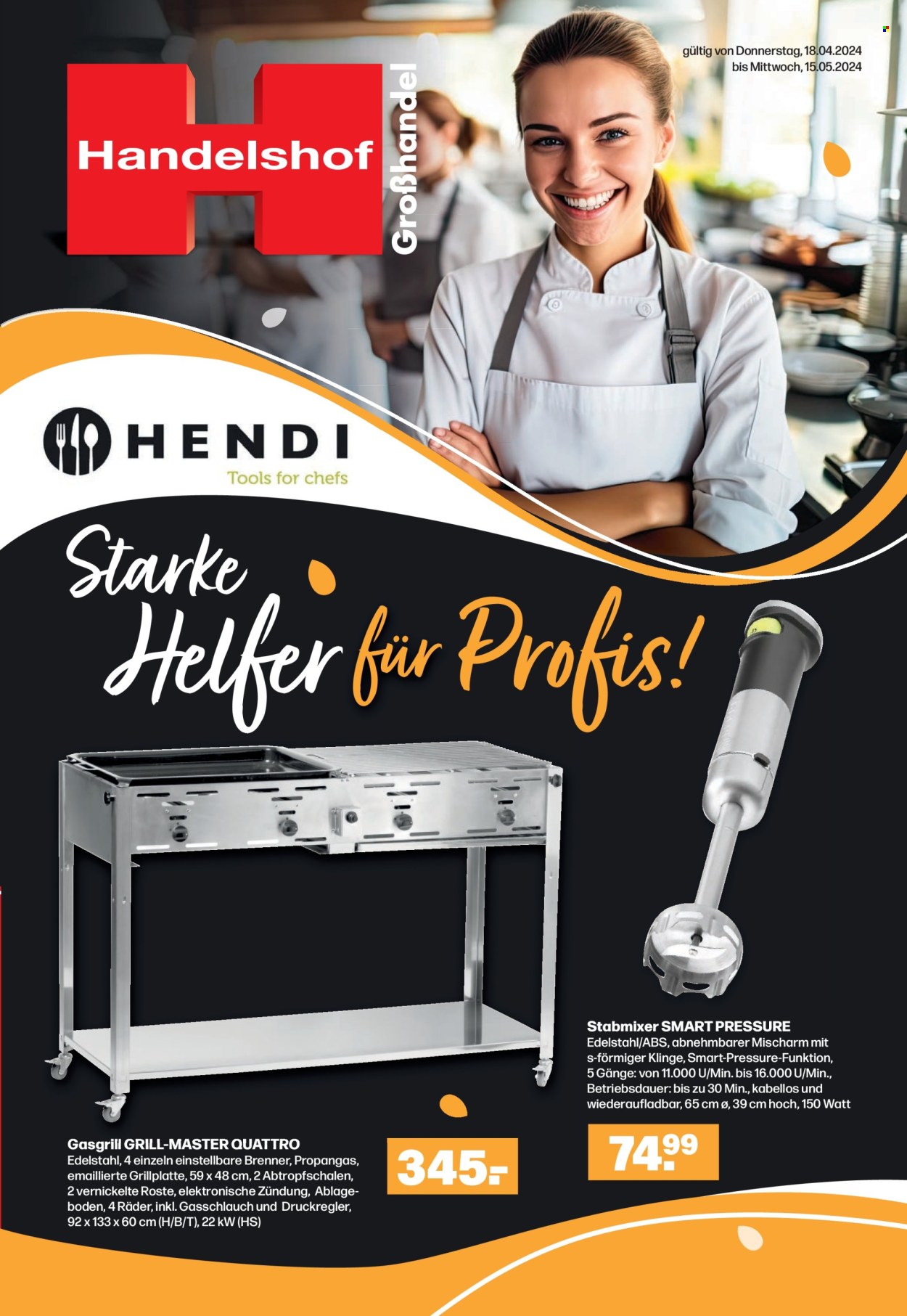Handelshof Prospekte  - 18.04.2024 - 15.05.2024. Seite 1