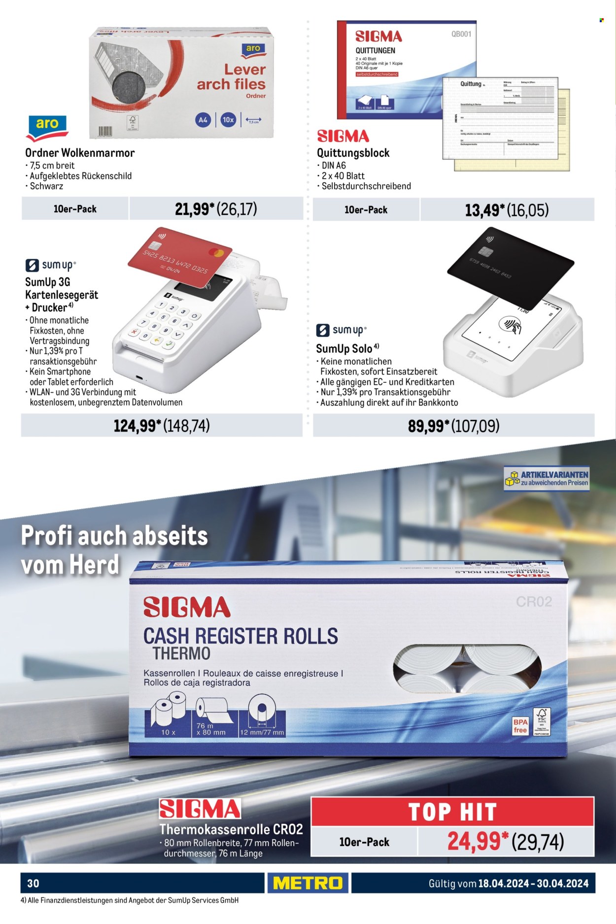 Metro Prospekte  - 18.04.2024 - 30.04.2024. Seite 30