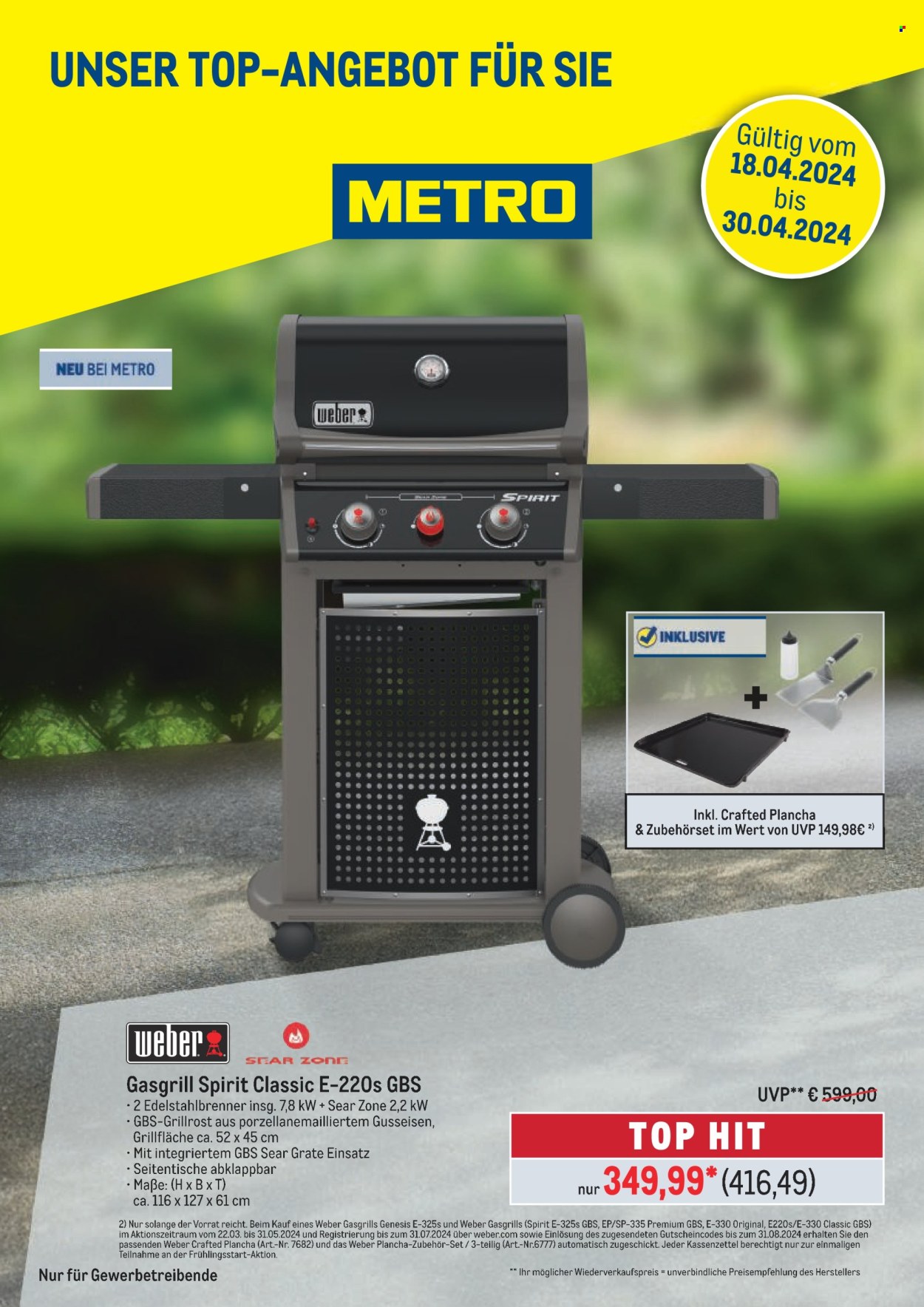 Metro Prospekte  - 18.04.2024 - 30.04.2024. Seite 1