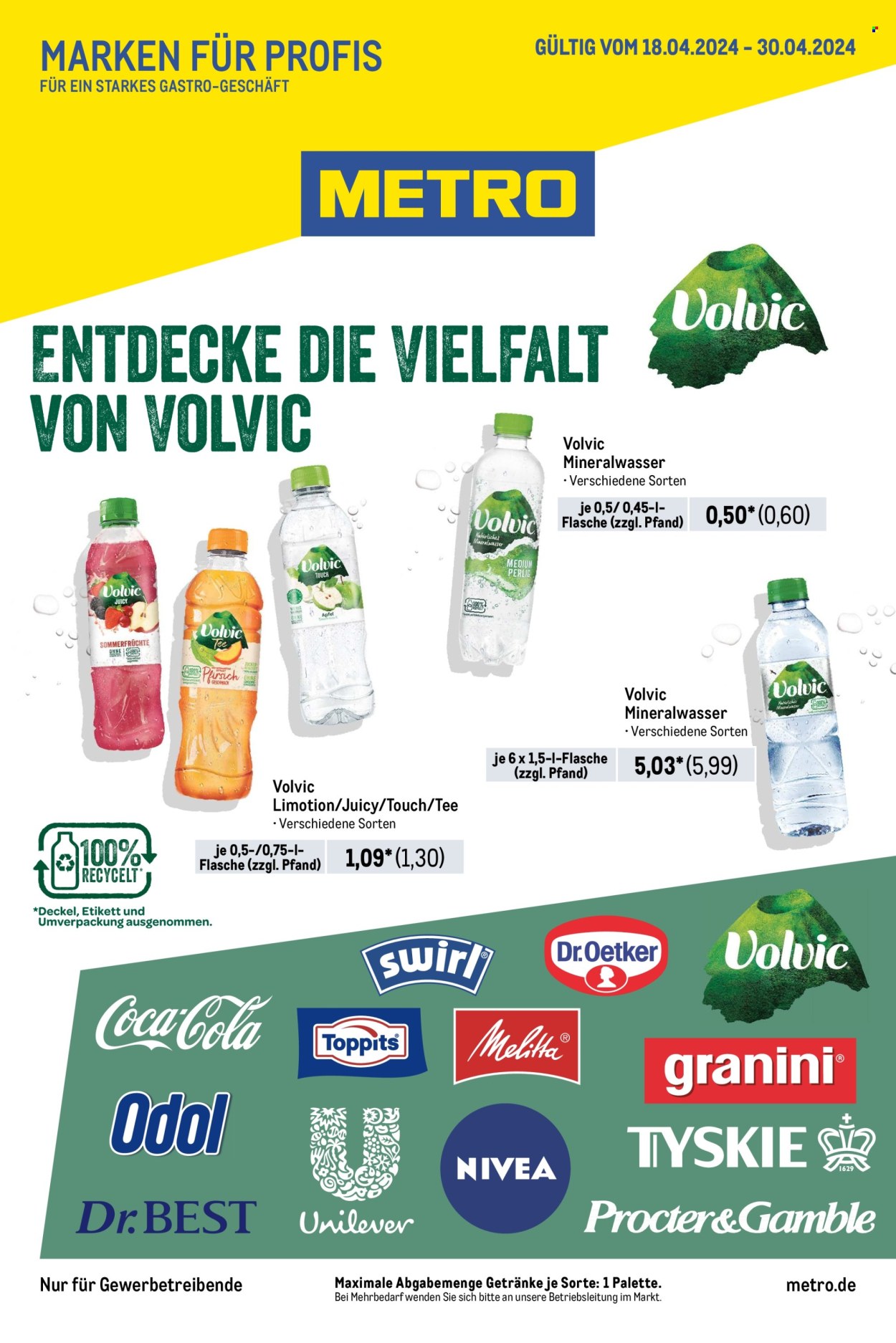 Metro Prospekte  - 18.04.2024 - 30.04.2024. Seite 1