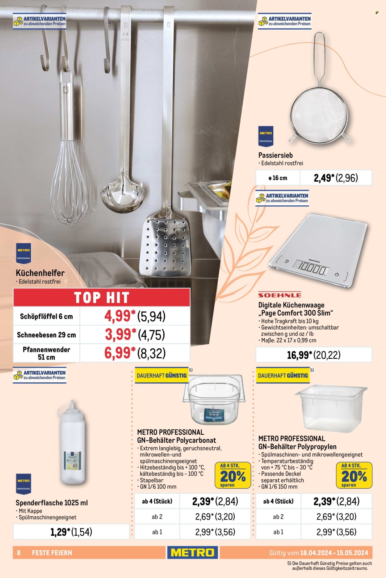 Metro Prospekte  - 18.04.2024 - 15.05.2024. Seite 8