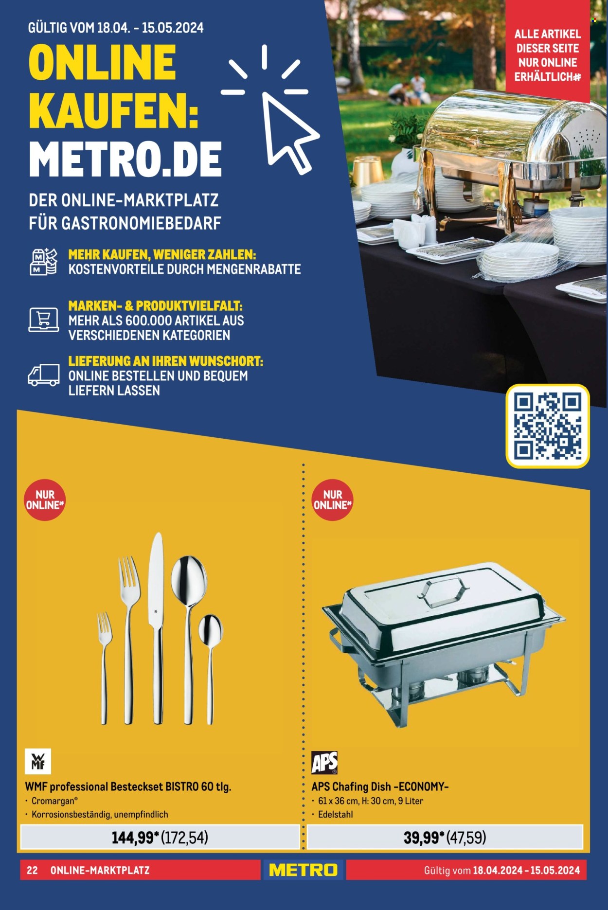 Metro Prospekte  - 18.04.2024 - 15.05.2024. Seite 22