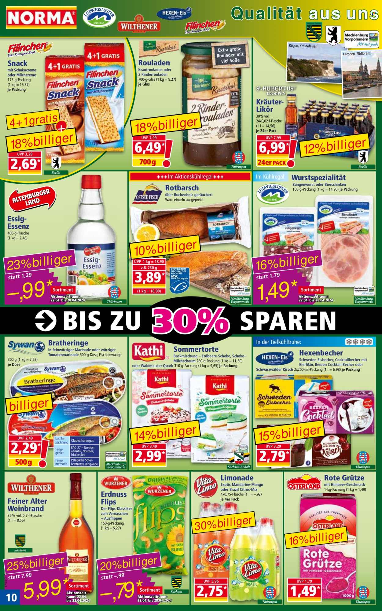 Norma Prospekte  - 22.04.2024 - 28.04.2024. Seite 10