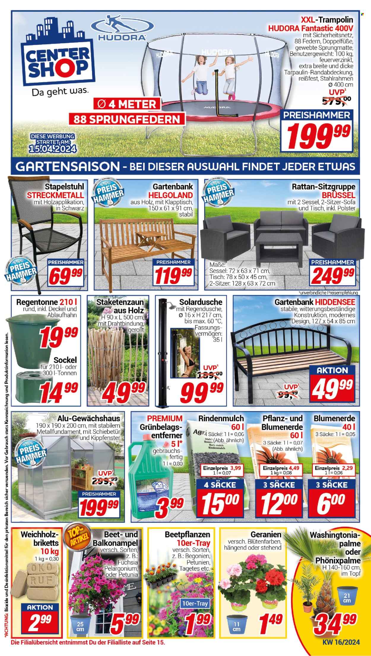 CENTERSHOP Prospekte  - 15.04.2024 - 20.04.2024. Seite 1