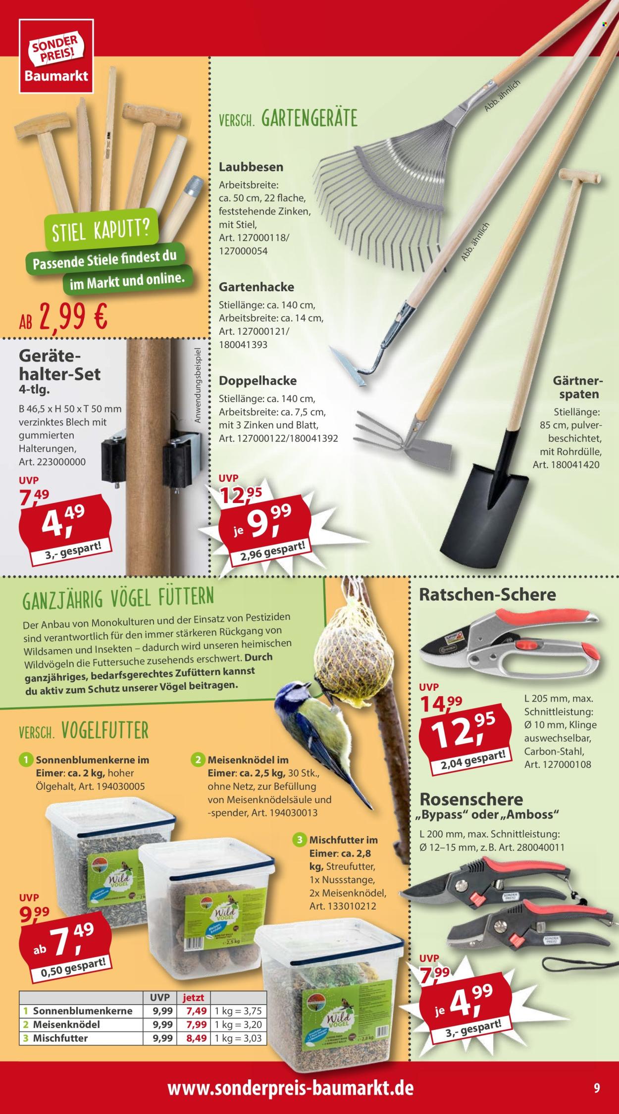 Sonderpreis-Baumarkt Prospekte  - 20.04.2024 - 26.04.2024. Seite 9