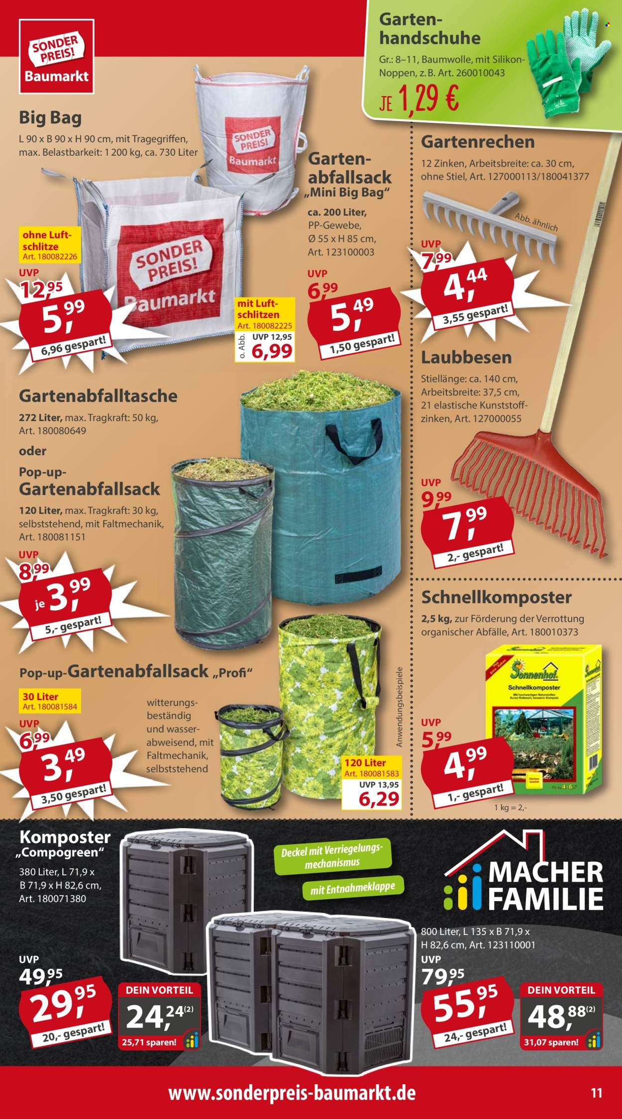 Sonderpreis-Baumarkt Prospekte  - 20.04.2024 - 26.04.2024. Seite 11