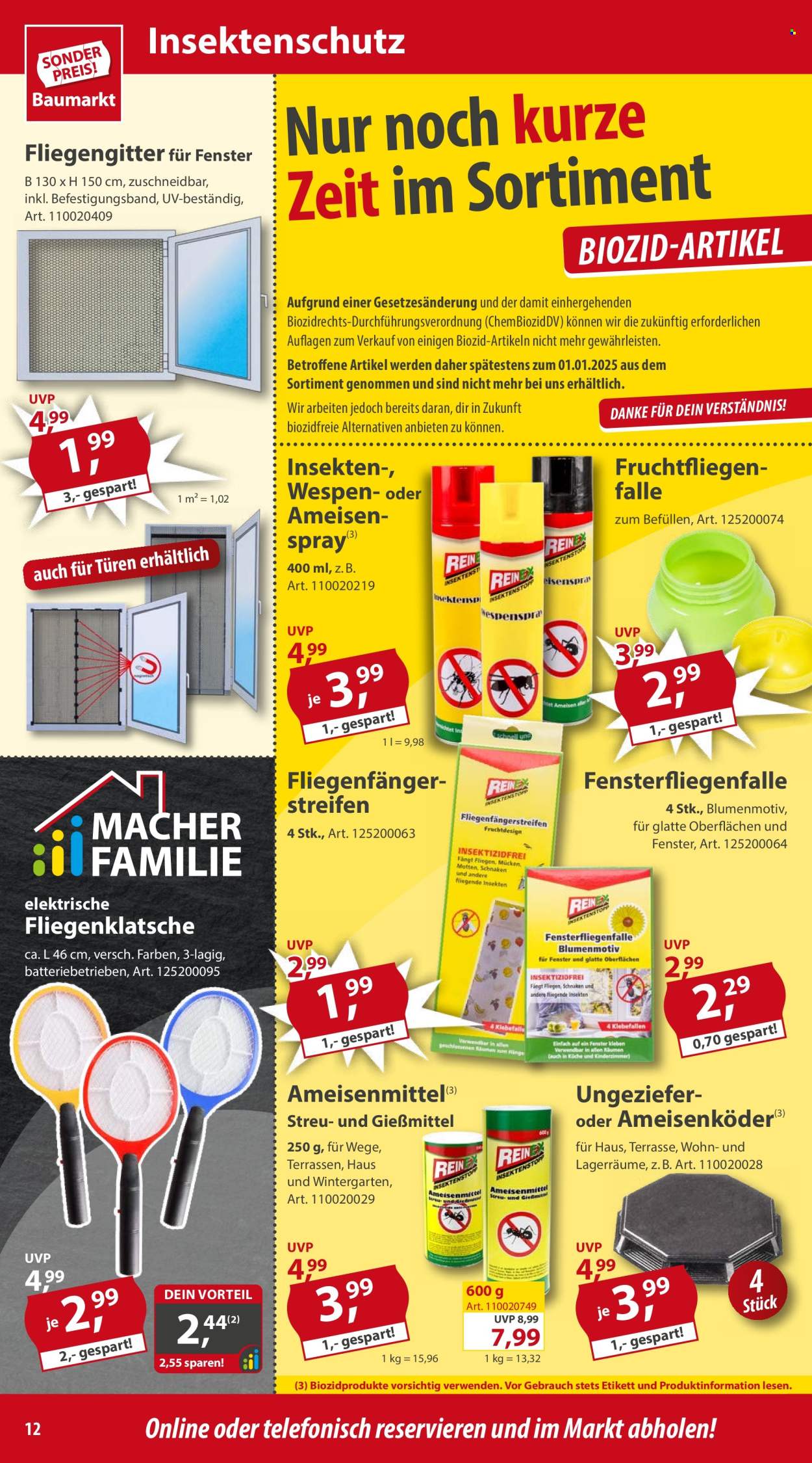 Sonderpreis-Baumarkt Prospekte  - 20.04.2024 - 26.04.2024. Seite 12