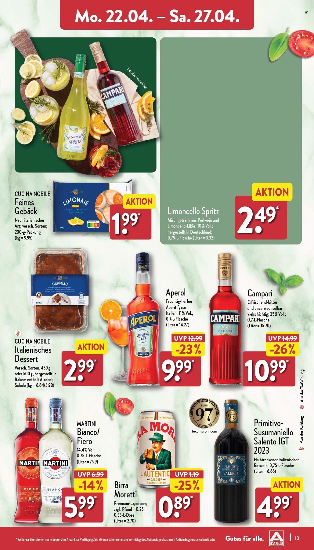 ALDI Nord Prospekte  - 22.04.2024 - 27.04.2024. Seite 13