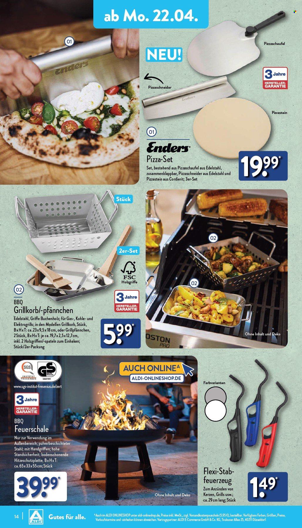 ALDI Nord Prospekte  - 22.04.2024 - 27.04.2024. Seite 14