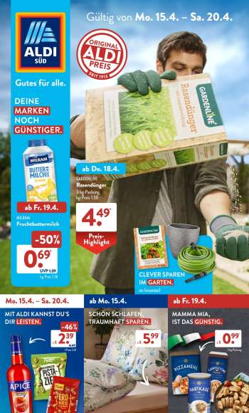 Prospekte ALDI SÜD - 15.04.2024 - 20.04.2024.