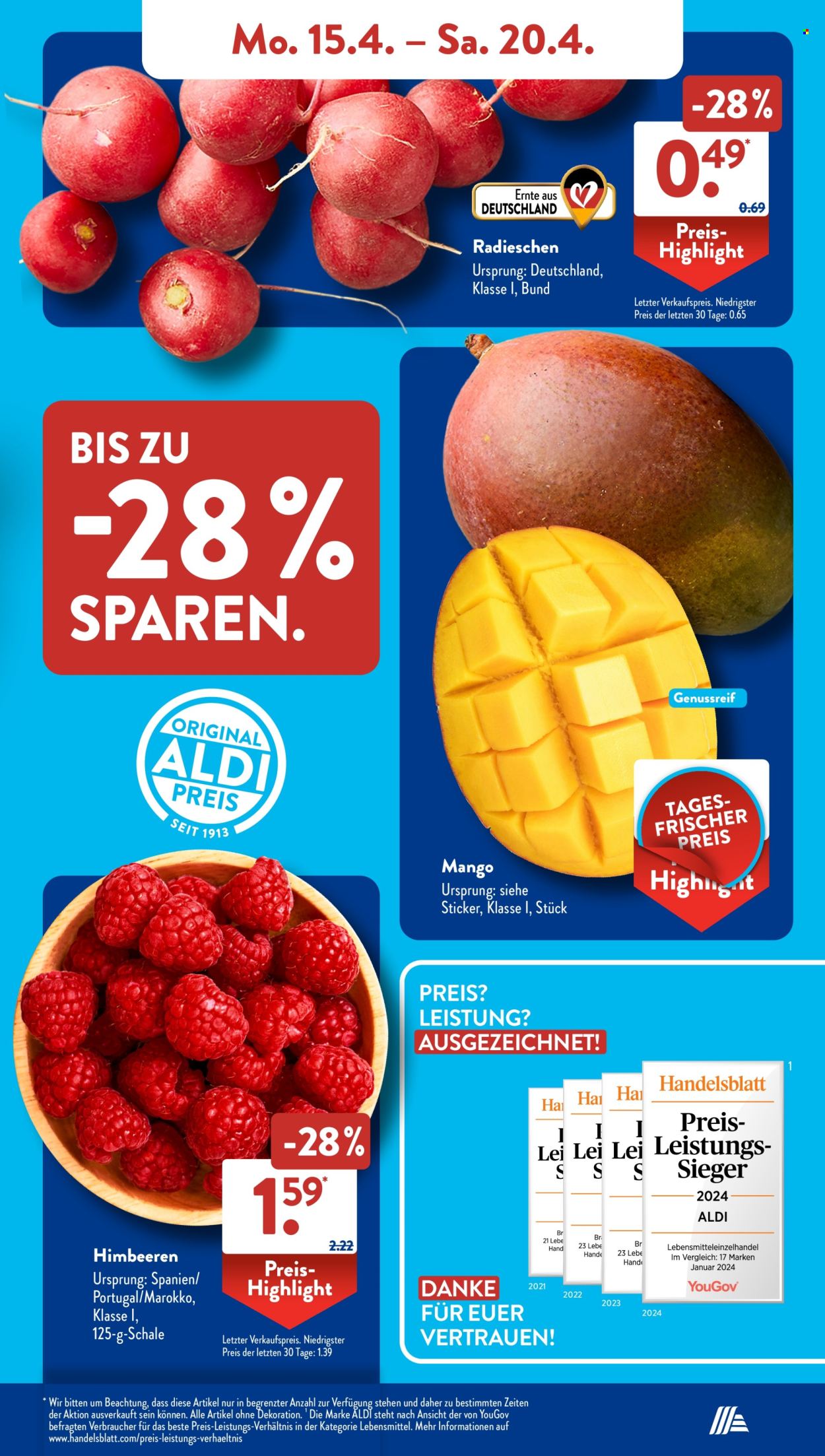 ALDI SÜD Prospekte  - 15.04.2024 - 20.04.2024. Seite 5
