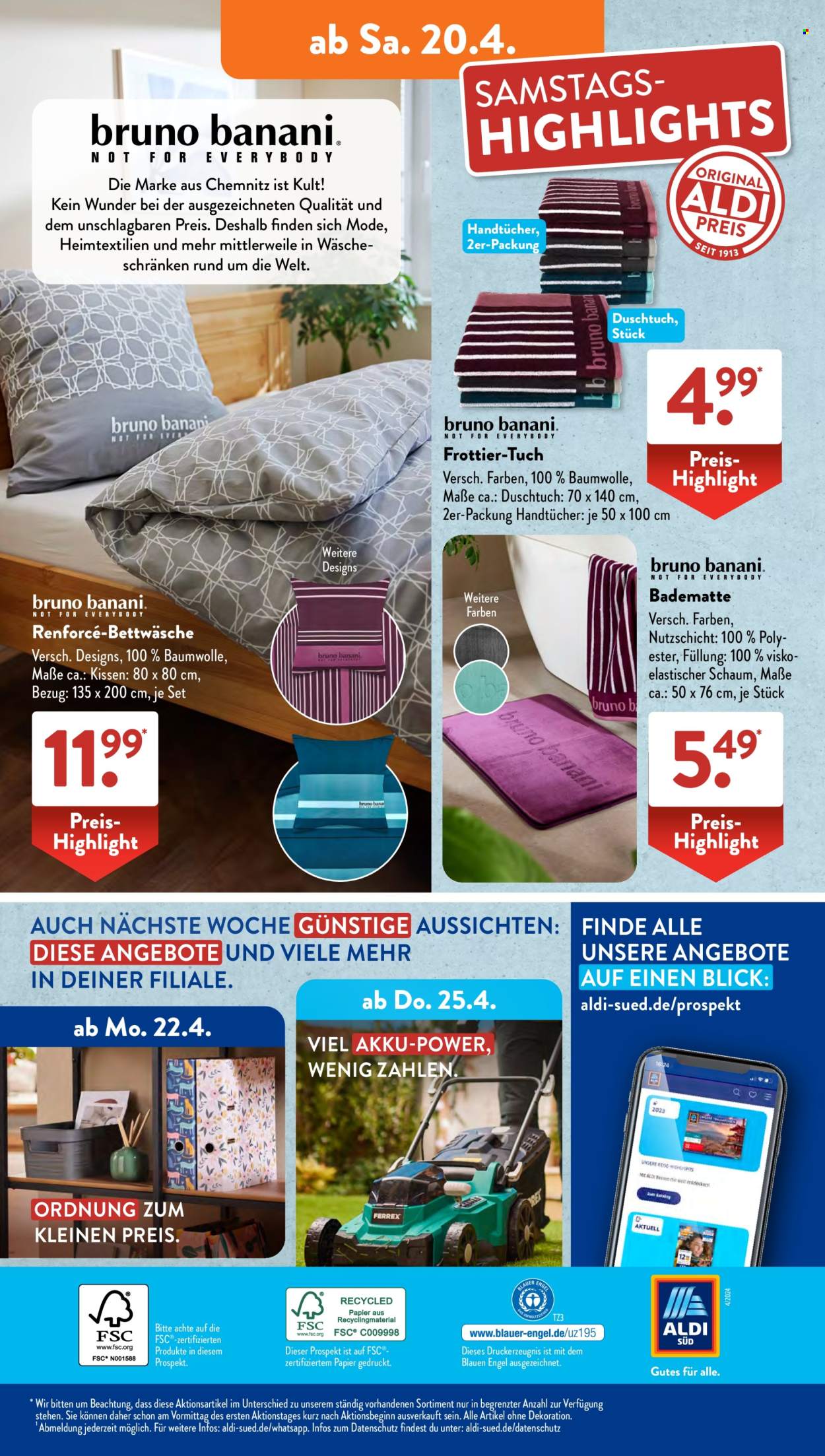 ALDI SÜD Prospekte  - 15.04.2024 - 20.04.2024. Seite 38