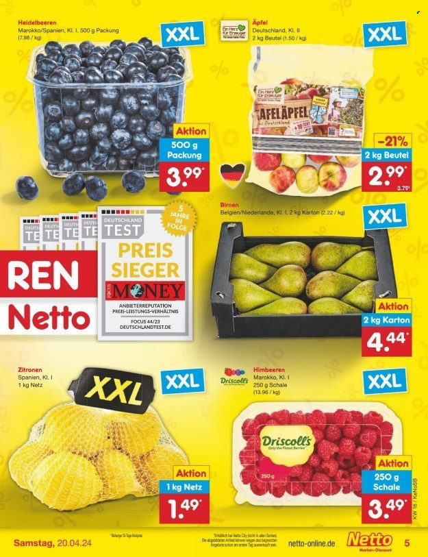 Netto Marken-Discount Prospekte  - 15.04.2024 - 20.04.2024. Seite 5
