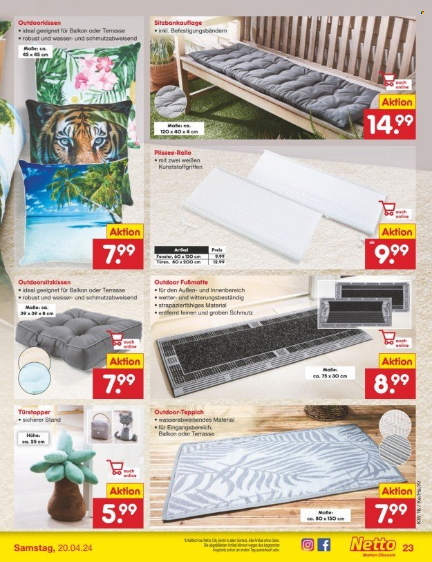 Netto Marken-Discount Prospekte  - 15.04.2024 - 20.04.2024. Seite 29