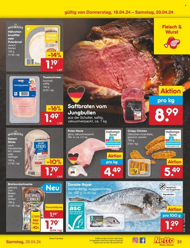 Netto Marken-Discount Prospekte  - 15.04.2024 - 20.04.2024. Seite 37