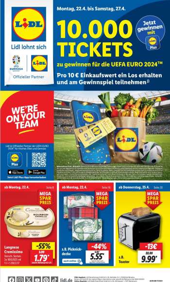 Prospekte Lidl - 22.04.2024 - 27.04.2024.