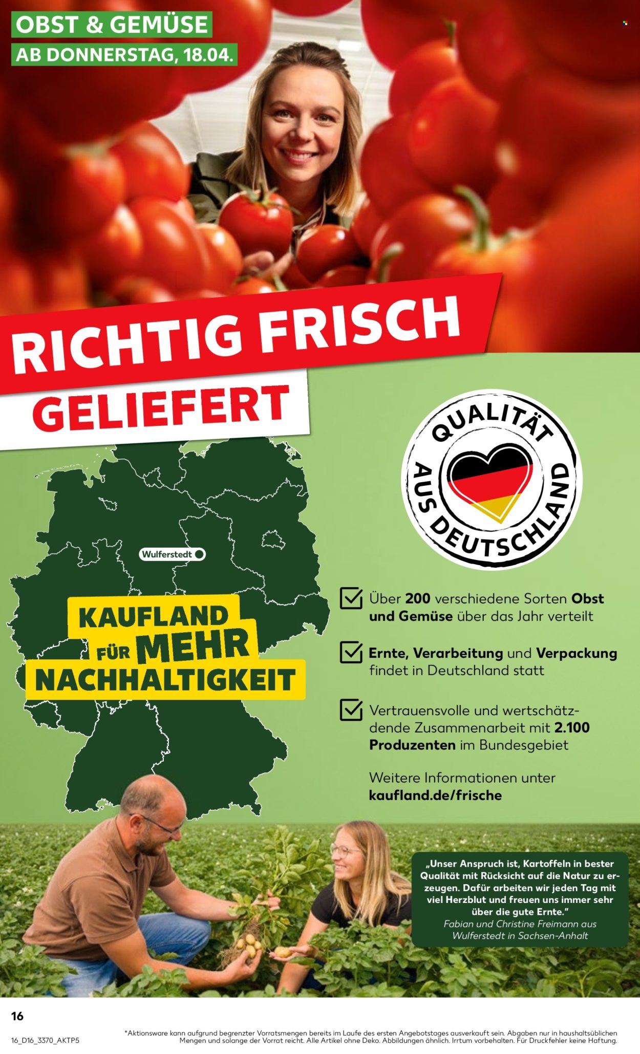 Kaufland Prospekte  - 18.04.2024 - 24.04.2024. Seite 16