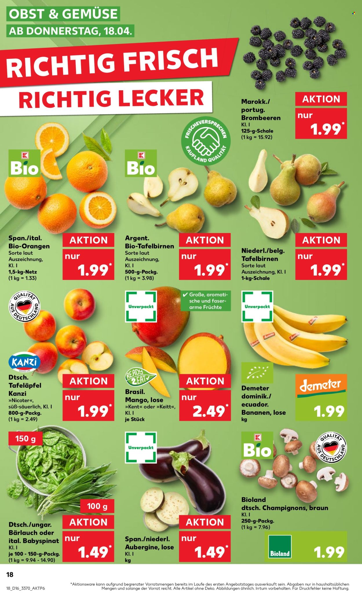 Kaufland Prospekte  - 18.04.2024 - 24.04.2024. Seite 18