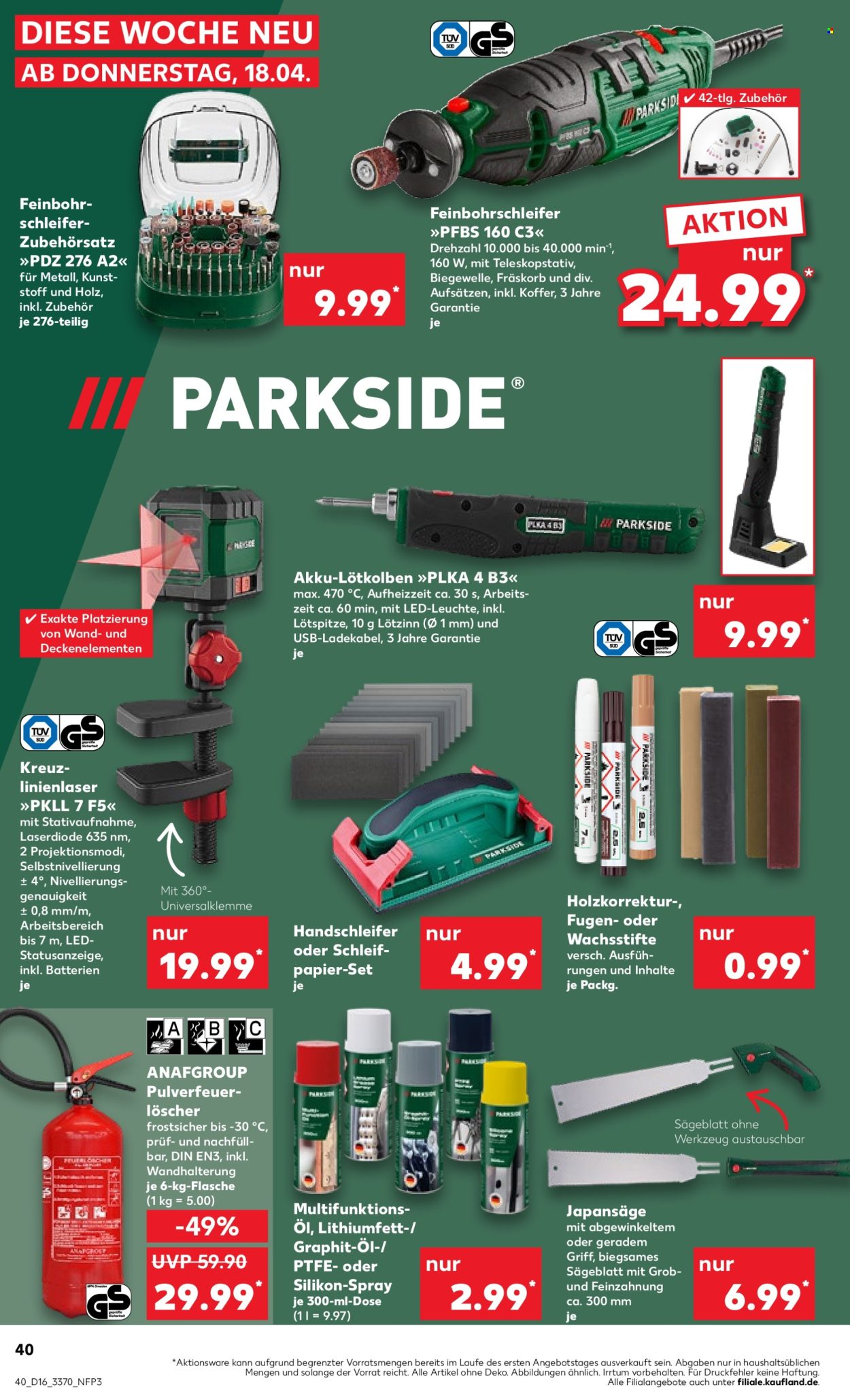 Kaufland Prospekte  - 18.04.2024 - 24.04.2024. Seite 40