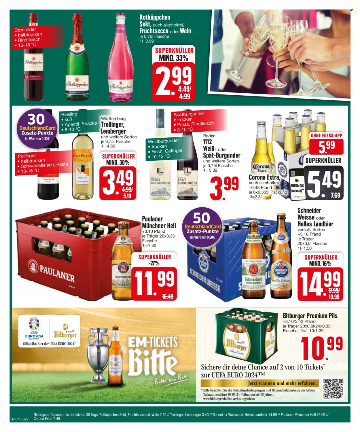 Edeka Prospekte  - 15.04.2024 - 20.04.2024. Seite 22