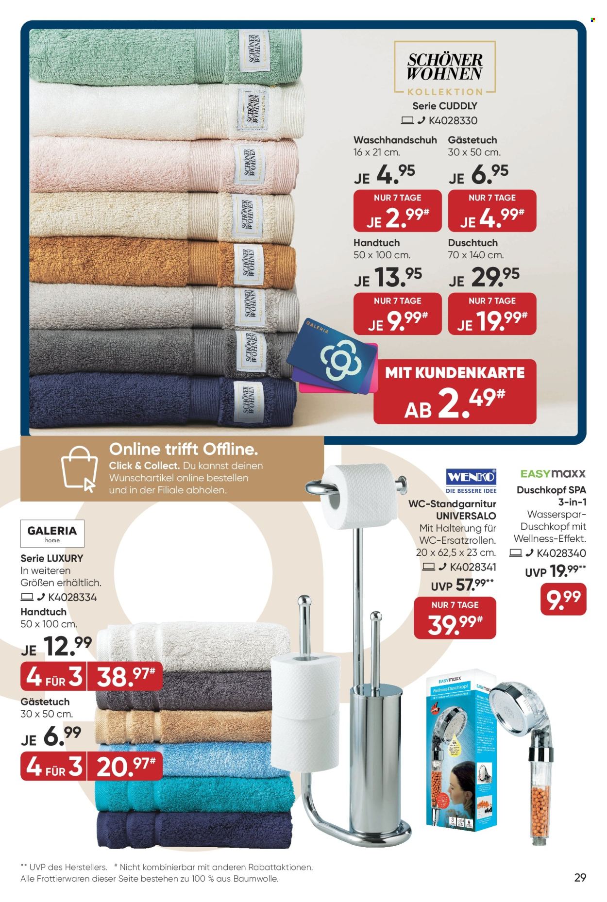GALERIA Karstadt Kaufhof Prospekte  - 10.04.2024 - 16.04.2024. Seite 29