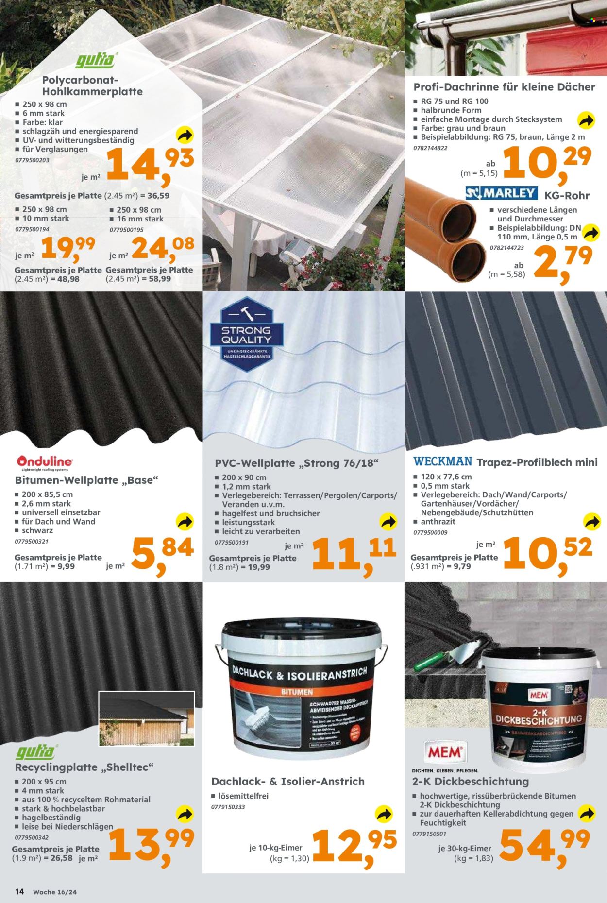 Globus Baumarkt Prospekte  - 15.04.2024 - 20.04.2024. Seite 14