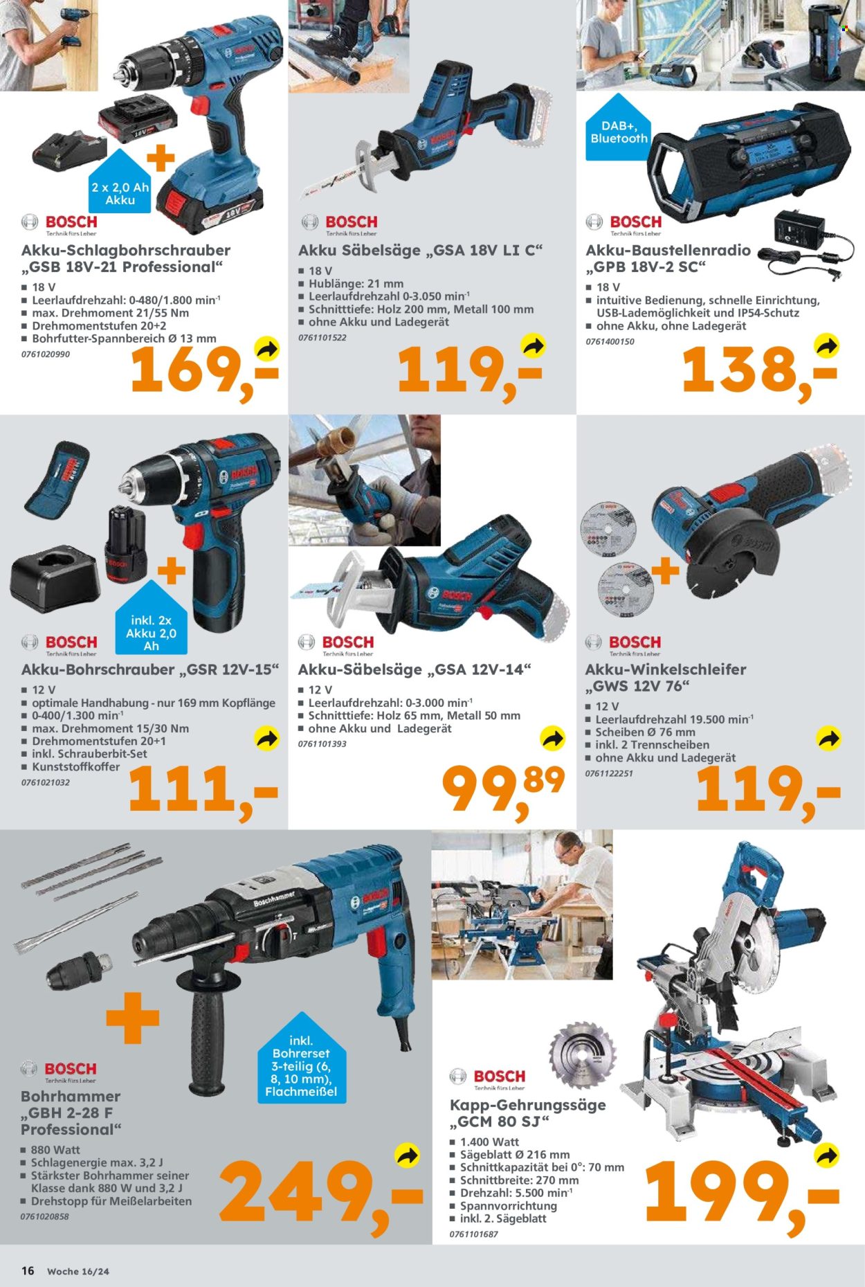 Globus Baumarkt Prospekte  - 15.04.2024 - 20.04.2024. Seite 16