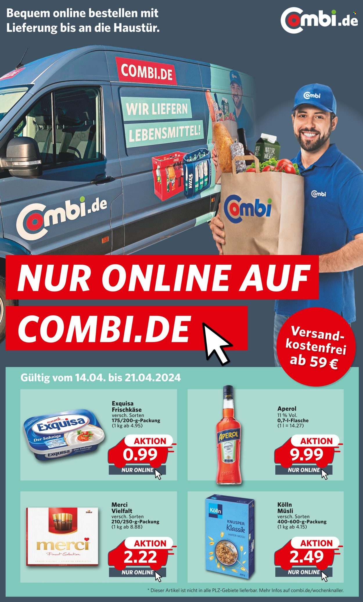 Combi Prospekte  - 14.04.2024 - 21.04.2024. Seite 1