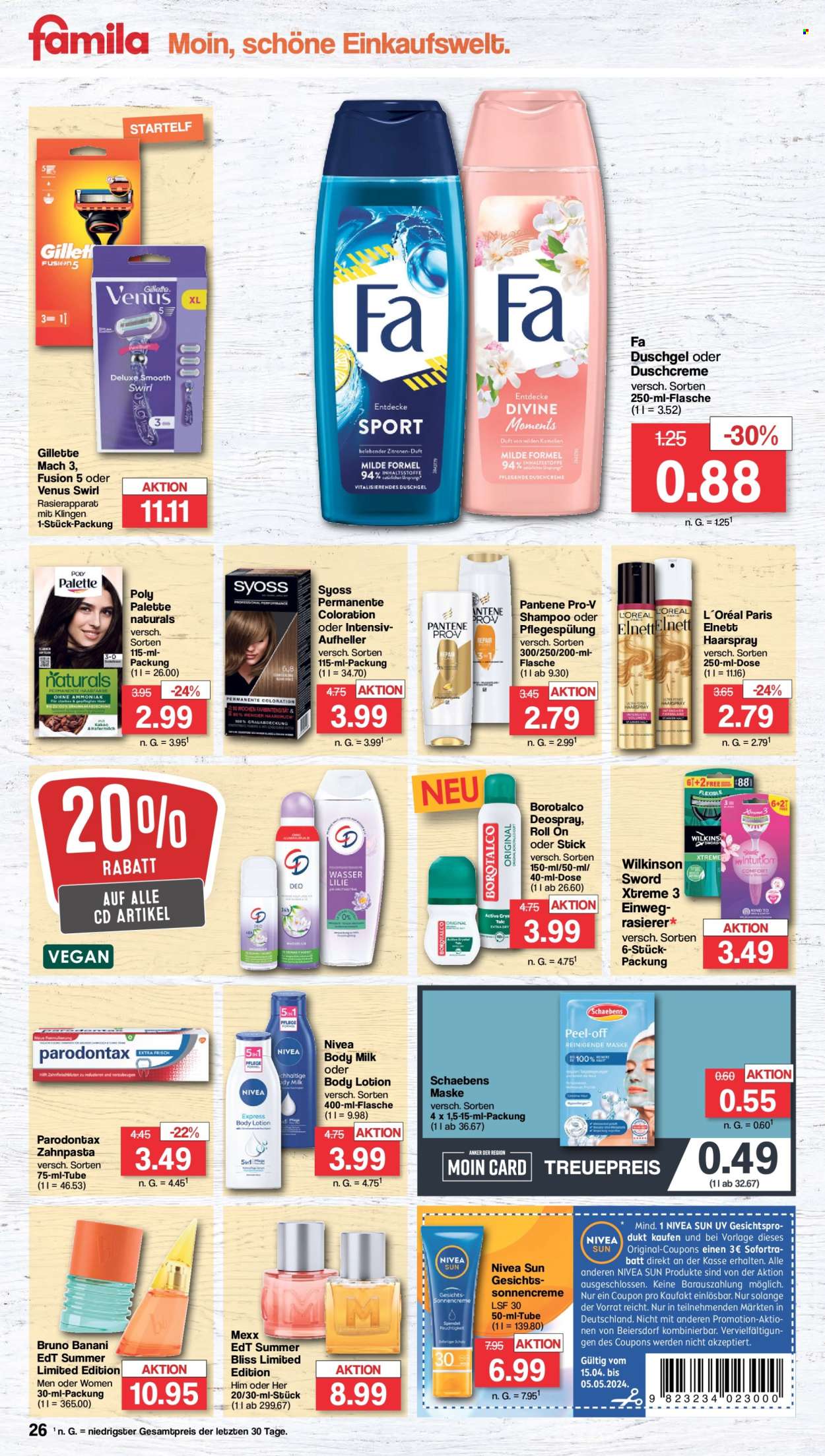 famila Prospekte  - 15.04.2024 - 20.04.2024. Seite 26