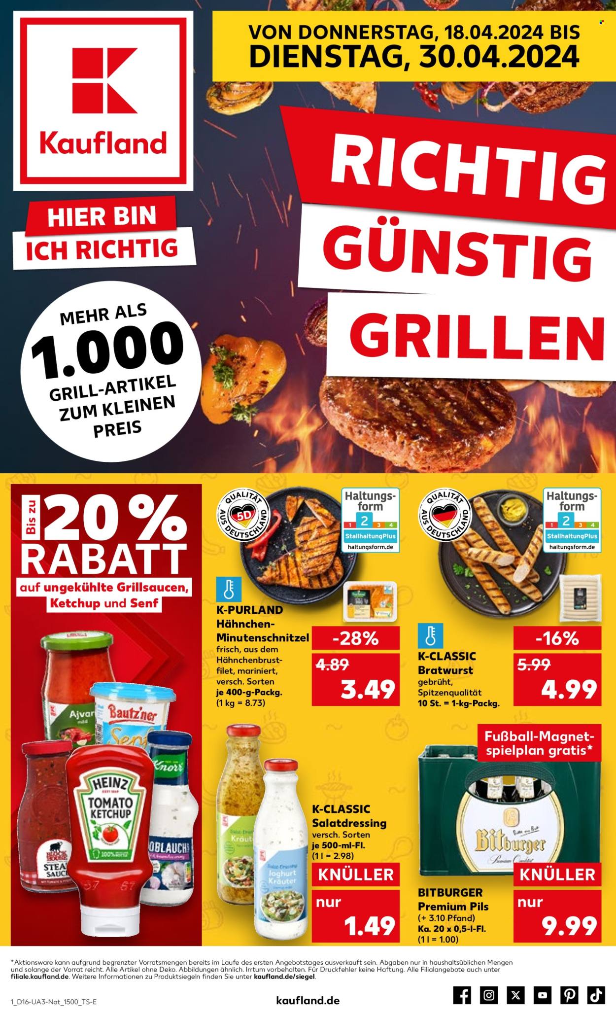 Kaufland Prospekte  - 18.04.2024 - 30.04.2024. Seite 1