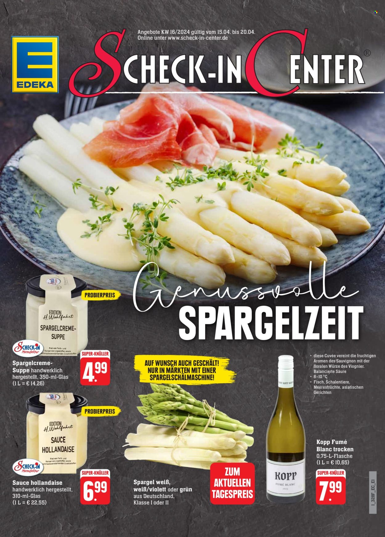 Edeka Prospekte  - 15.04.2024 - 20.04.2024. Seite 1