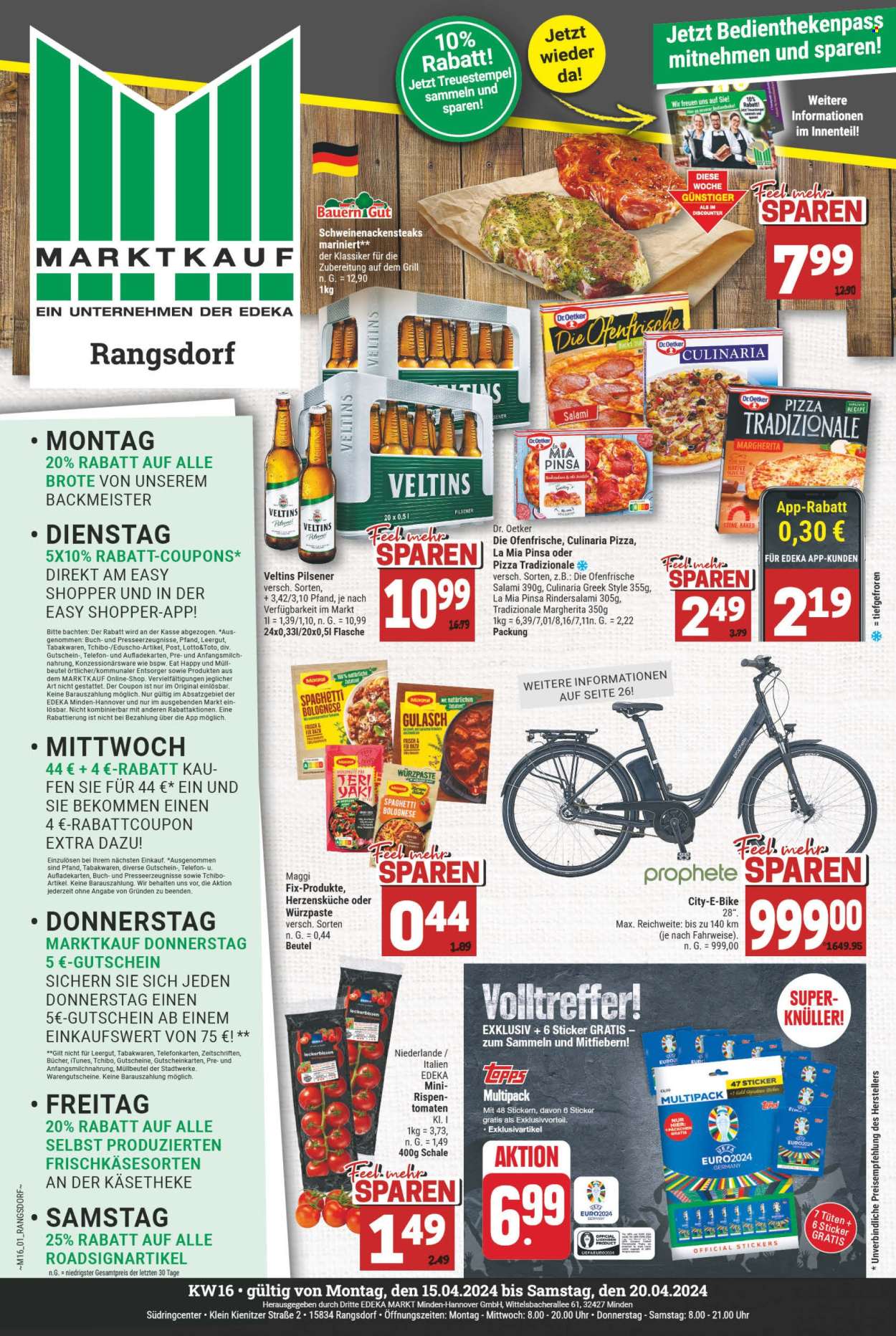 Marktkauf Prospekte  - 15.04.2024 - 20.04.2024. Seite 1