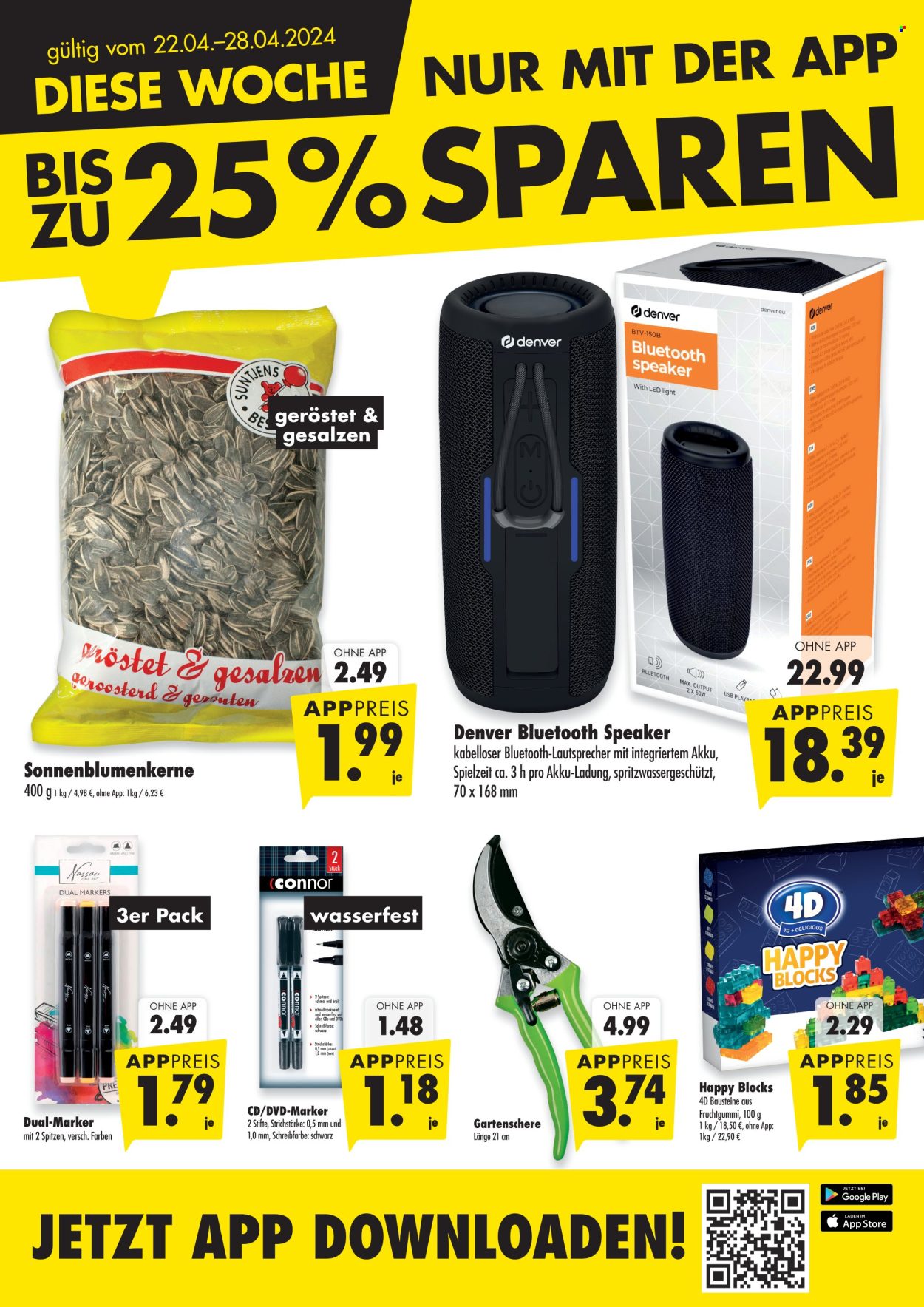 Mäc-Geiz Prospekte  - 22.04.2024 - 28.04.2024. Seite 1