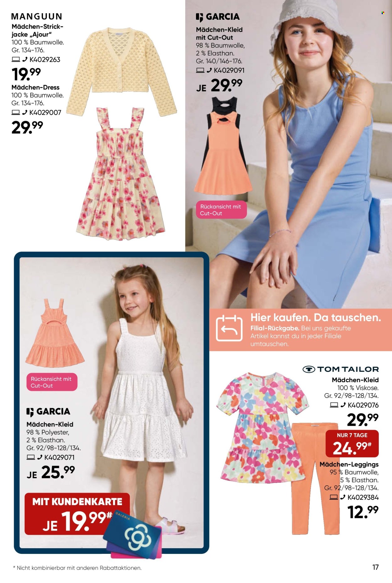 GALERIA Karstadt Kaufhof Prospekte  - 17.04.2024 - 23.04.2024. Seite 17