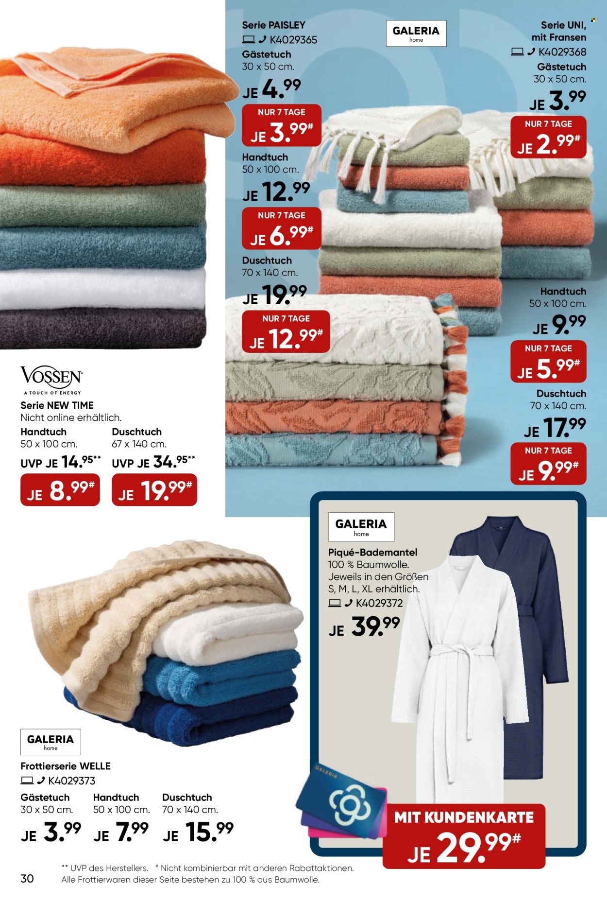 GALERIA Karstadt Kaufhof Prospekte  - 17.04.2024 - 23.04.2024. Seite 30