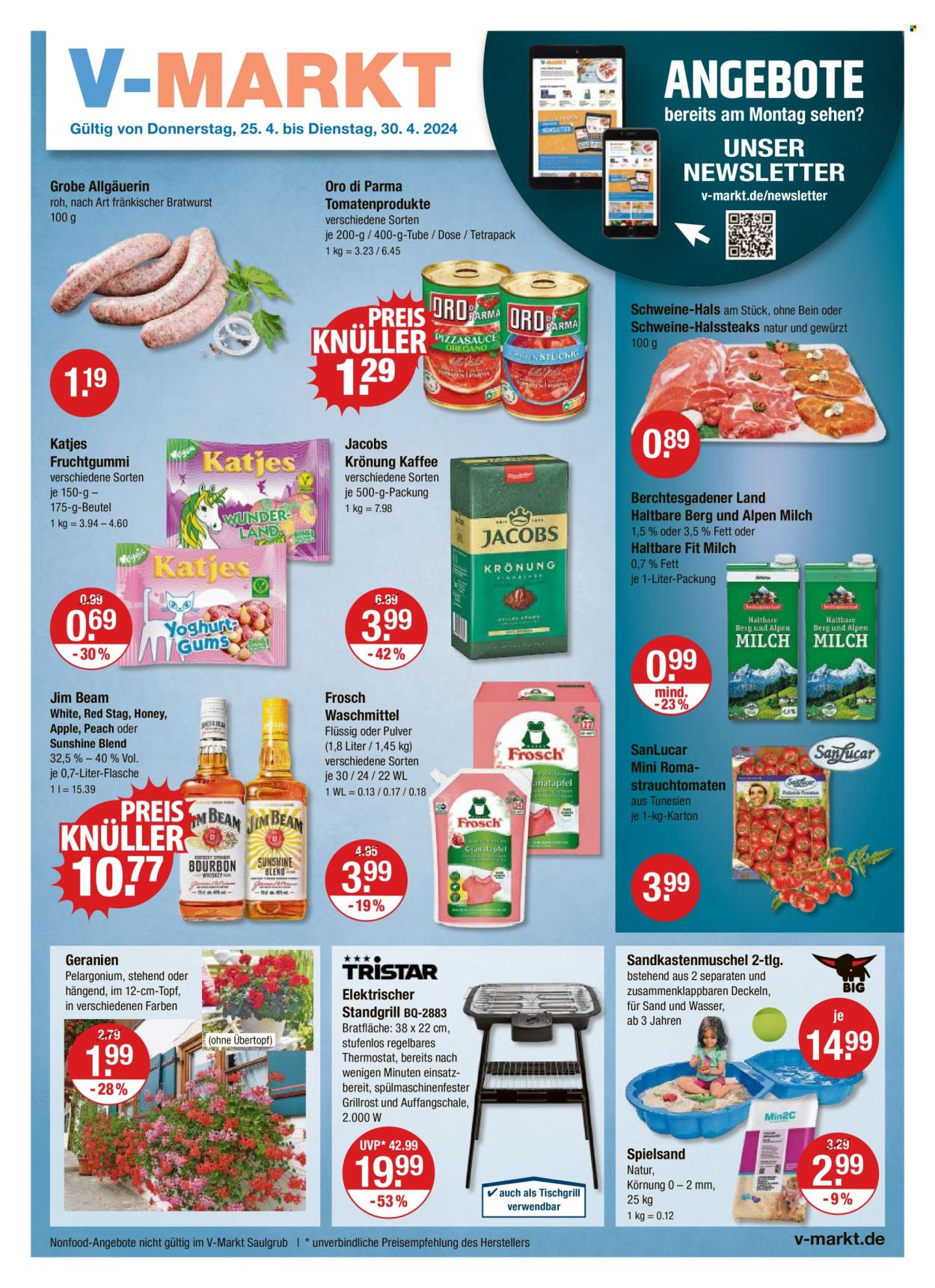 V-Markt Prospekte  - 25.04.2024 - 1.05.2024. Seite 1