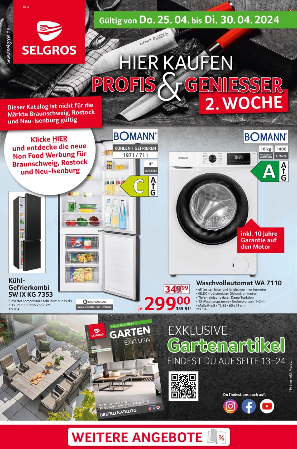 Selgros Prospekte  - 25.04.2024 - 30.04.2024. Seite 1