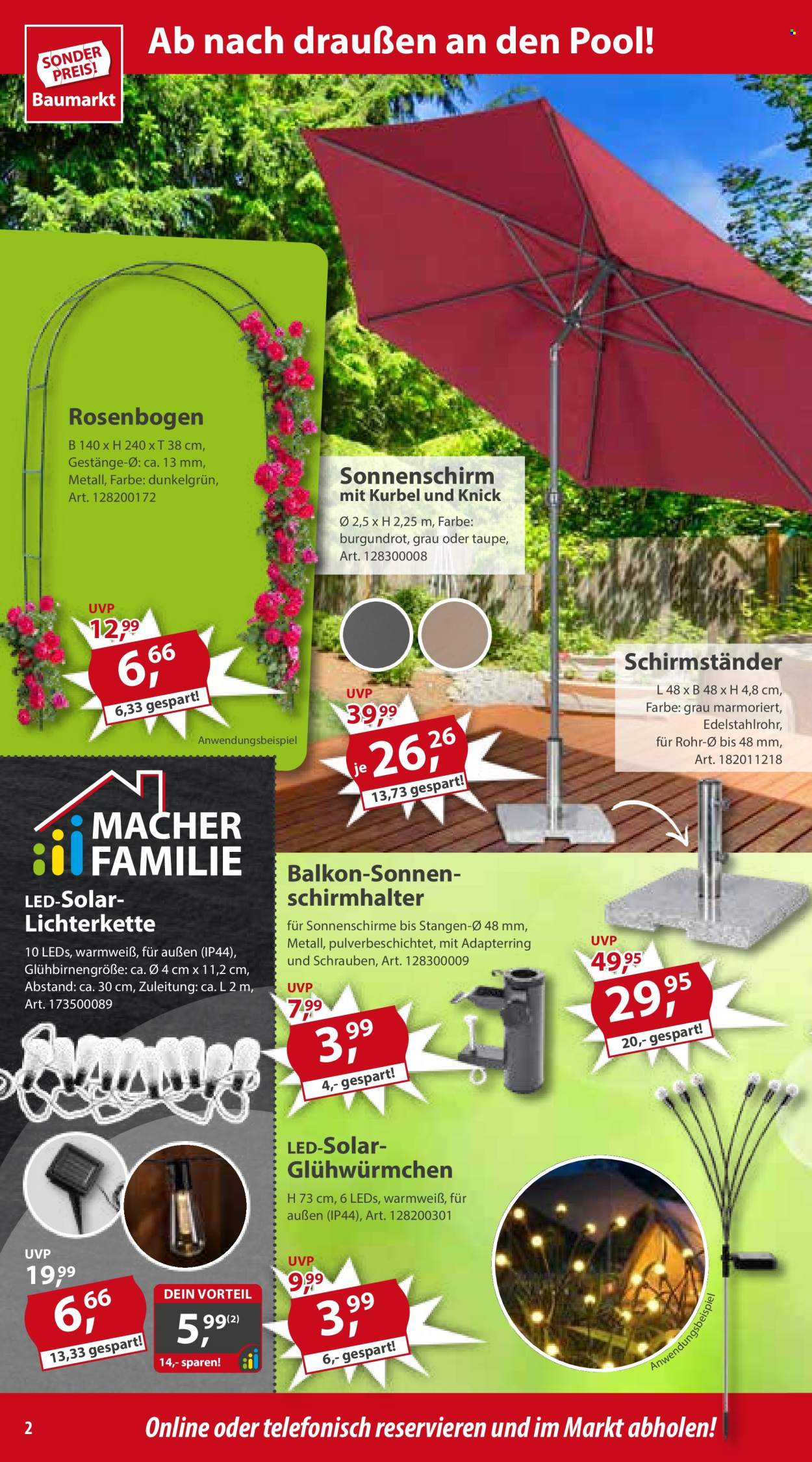 Sonderpreis-Baumarkt Prospekte  - 27.04.2024 - 3.05.2024. Seite 2
